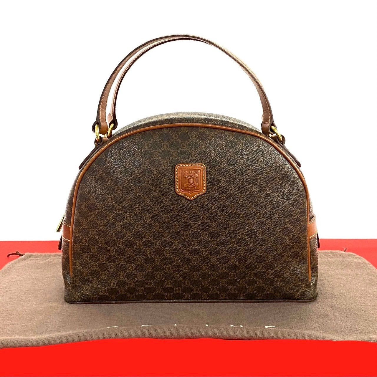 Celine Celine Handbag Brown Leather Size ONE SIZE - 1 Thumbnail