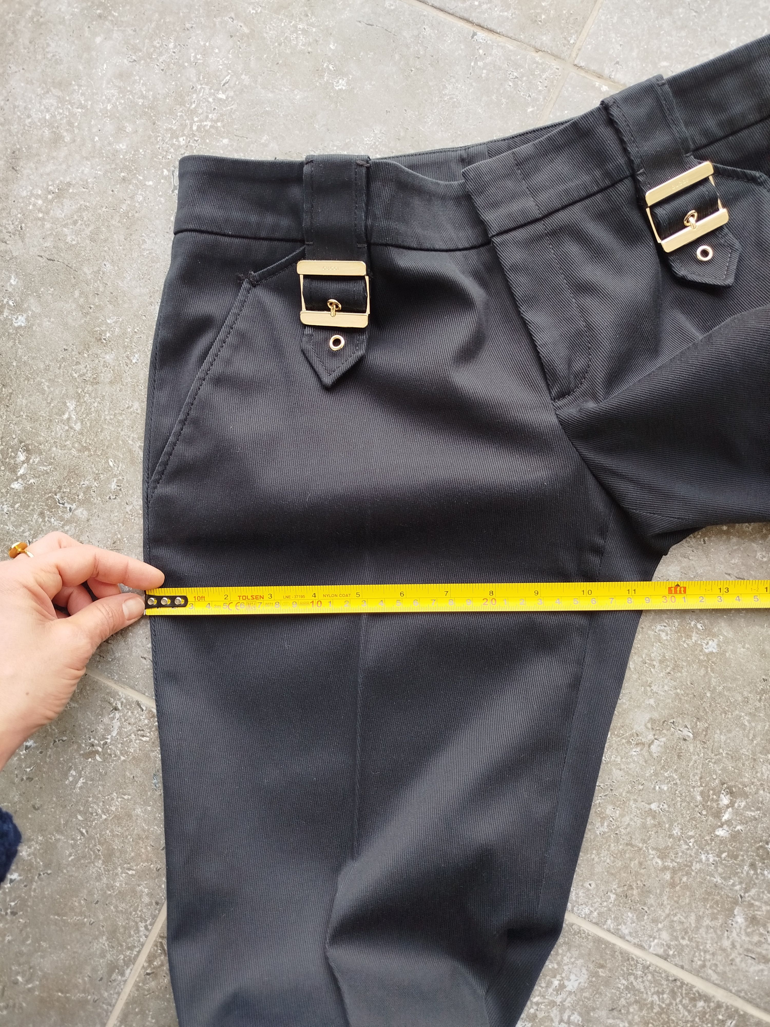 Gucci Gucci Pants Cropped Pockets Cotton Vintage 2008 Size 28" / US 6 / IT 42 - 14 Thumbnail