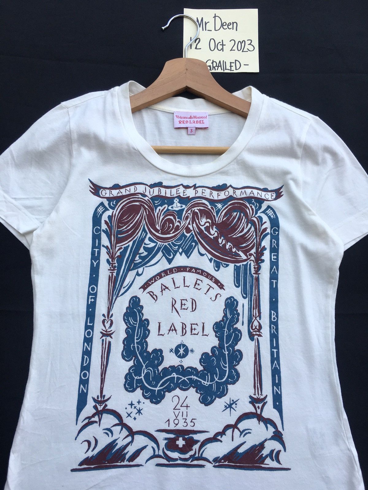 Vivienne Westwood Rare Vintage Vivienne Westwood Ballets Red Label Tshirt Size S / US 4 / IT 40 - 5 Thumbnail