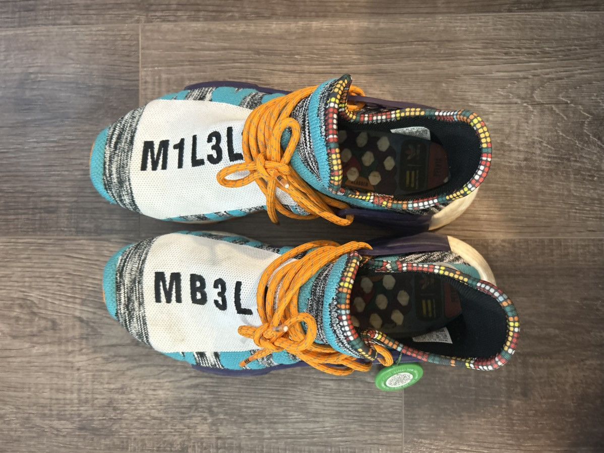 Adidas × Pharrell adidas NMD Hu Pharrell Solar Pack Orange Size US 9.5 / EU 42-43 - 12 Thumbnail