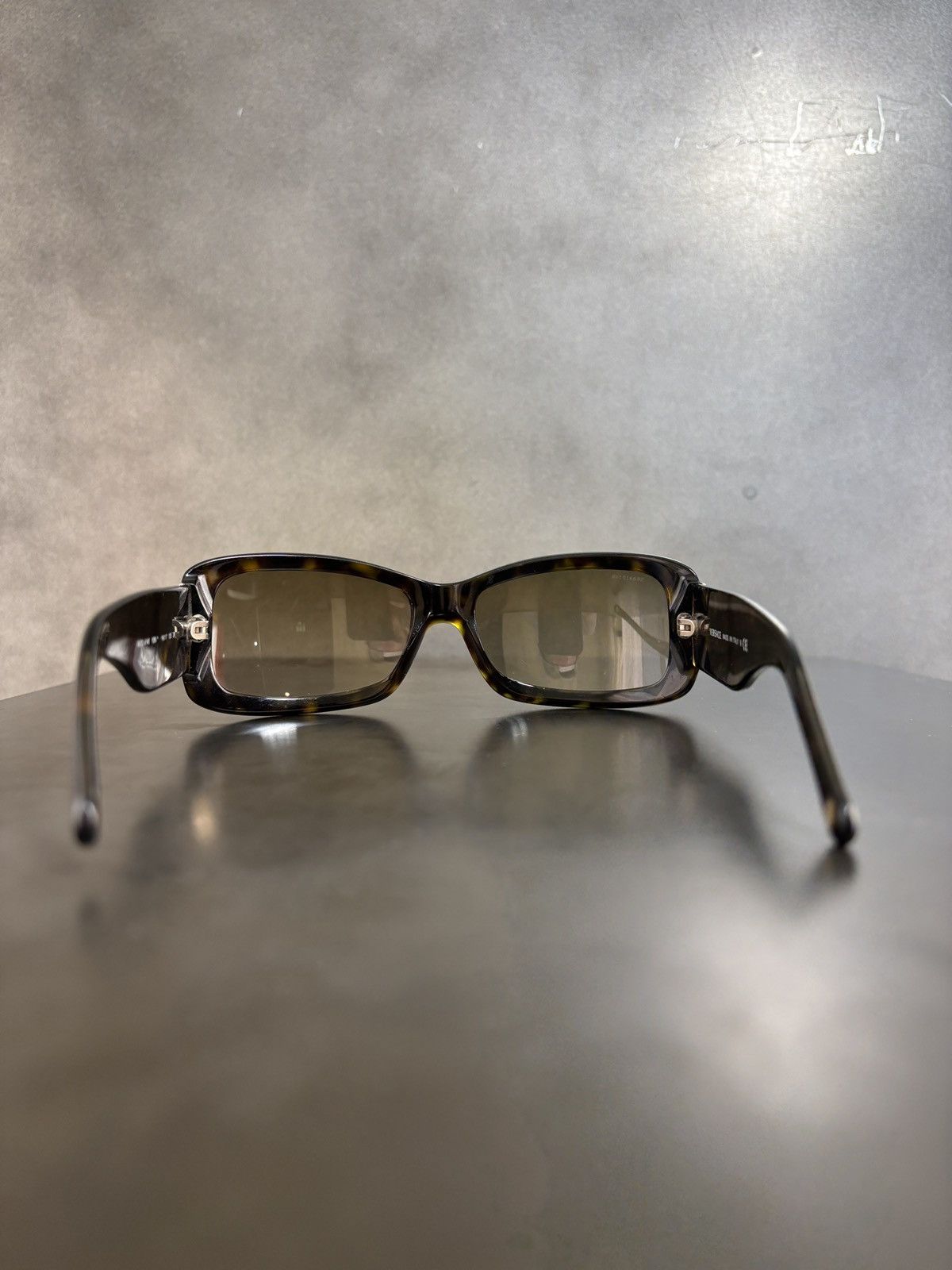 Versace × Vintage 2000s Versace Sunglasses Vintage Versace Mod. 4146 Tortoise Size ONE SIZE - 10 Thumbnail