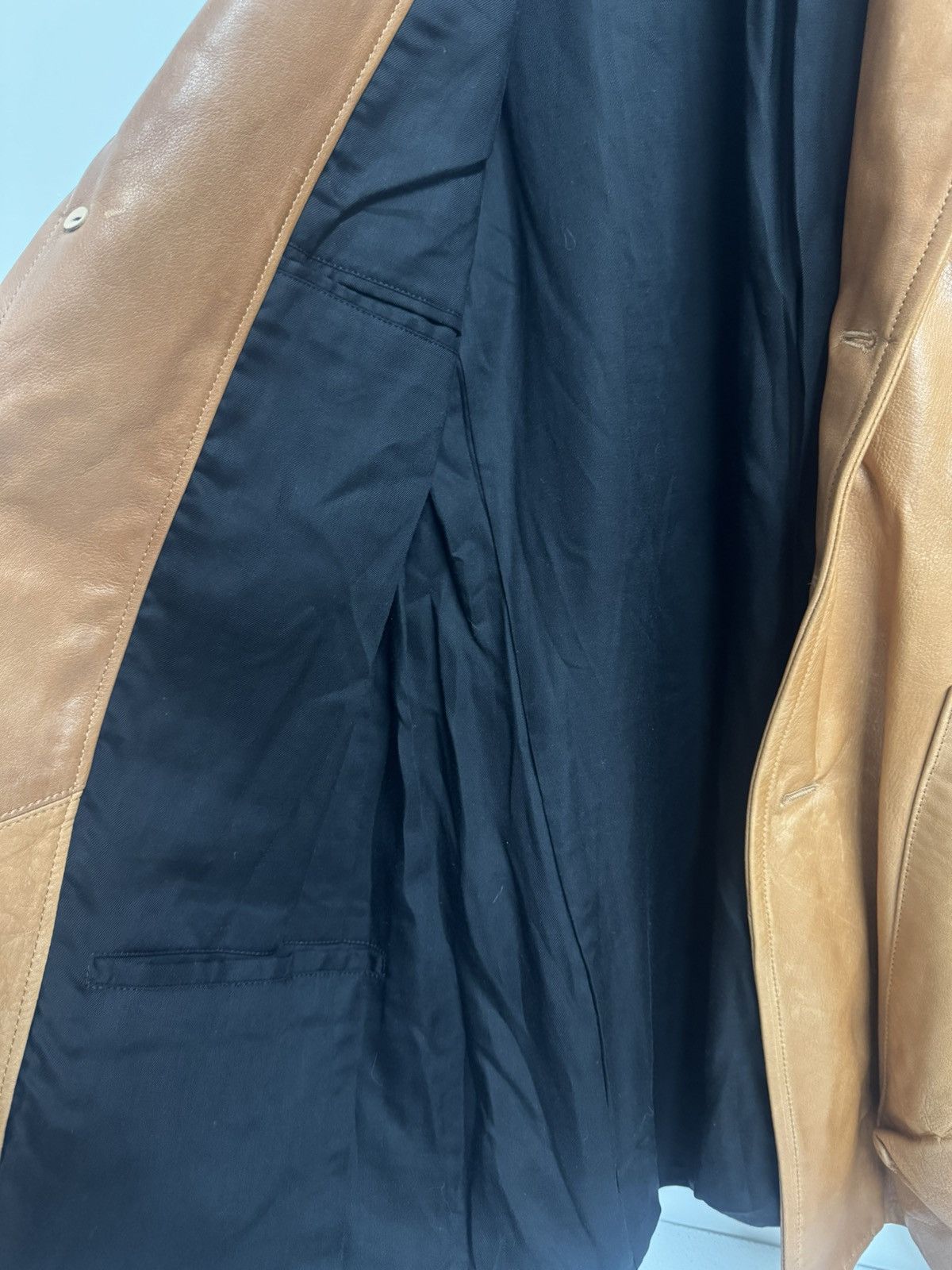 Bed j.w. Ford BED j.w. FORD AW24 Soft Leather Jacket – Size 2 Size US M / EU 48-50 / 2 - 7 Thumbnail
