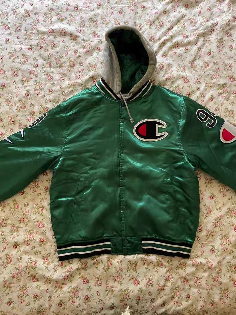 Champion × Supreme Supreme x champion hooded satin varsity Size US M / EU 48-50 / 2 - 2 Thumbnail