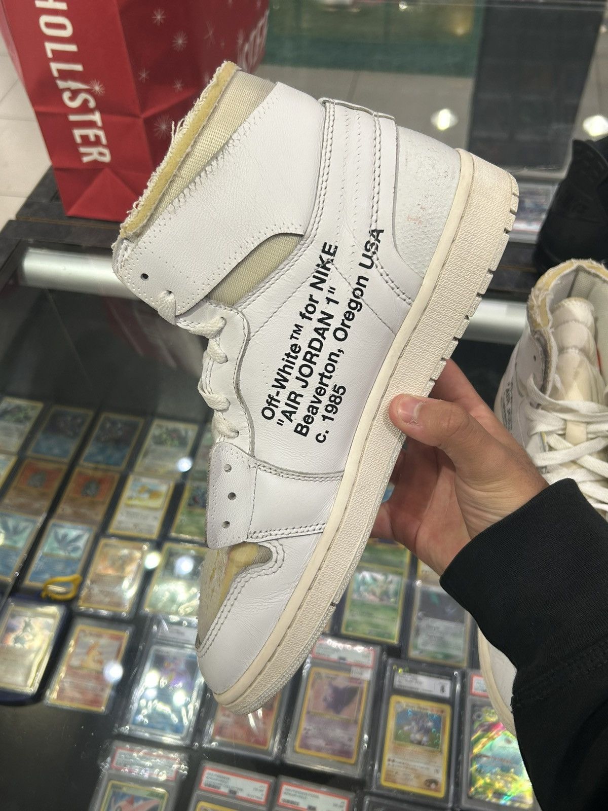 Jordan Brand × Off-White Jordan 1 retro High Off-white Euro Size US 12 / EU 45 - 6 Thumbnail