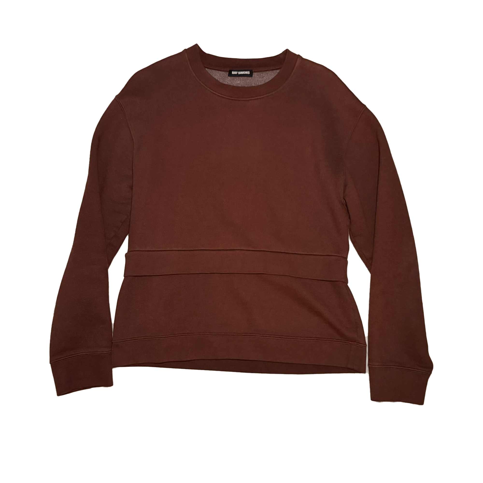 Raf Simons Double Crop RAF SIMONS Brown Sweatshirt Size US M / EU 48-50 / 2 - 1 Thumbnail