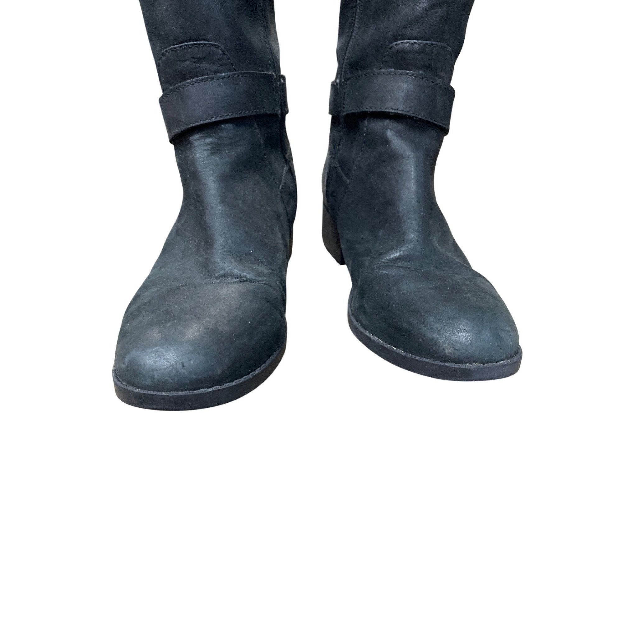 Cole Haan Cole Haan Womans Black leather Knee Equestrian Riding Boots Size US 9 / IT 39 - 6 Thumbnail