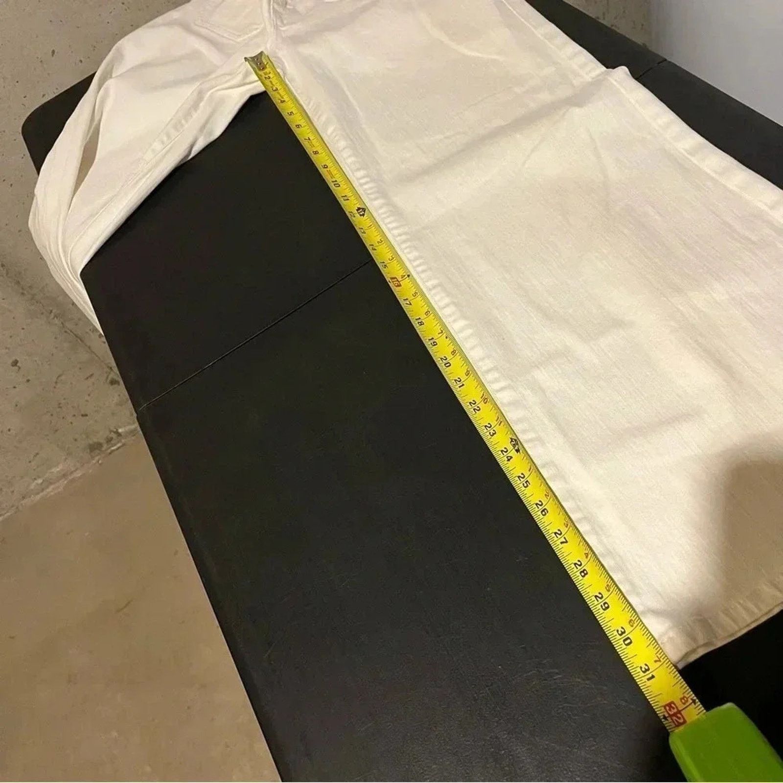 Lauren Ralph Lauren Ralph Lauren White Wide Leg Jeans Sz 8 High Waisted Size 30" / US 8 / IT 44 - 8 Thumbnail
