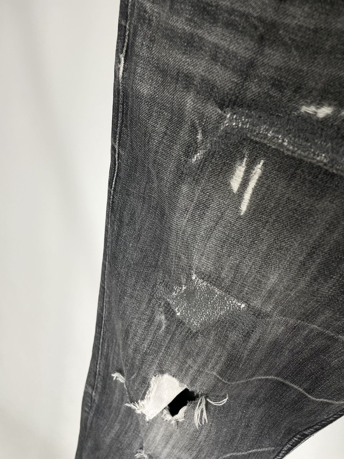 Dolce & Gabbana Dolce & Gabanna Vintage Distressed Faded Black Denim Jeans Size US 36 / EU 52 - 23 Thumbnail