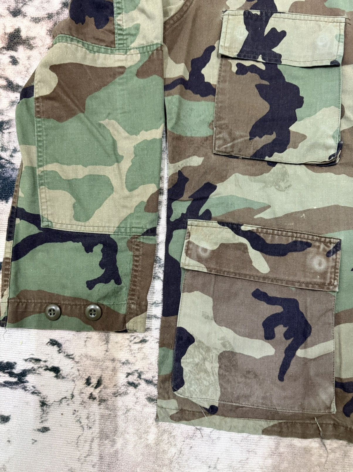 Vintage Vintage US Army USMC Combat Camoflage Patern Jacket Size US S / EU 44-46 / 1 - 4 Thumbnail