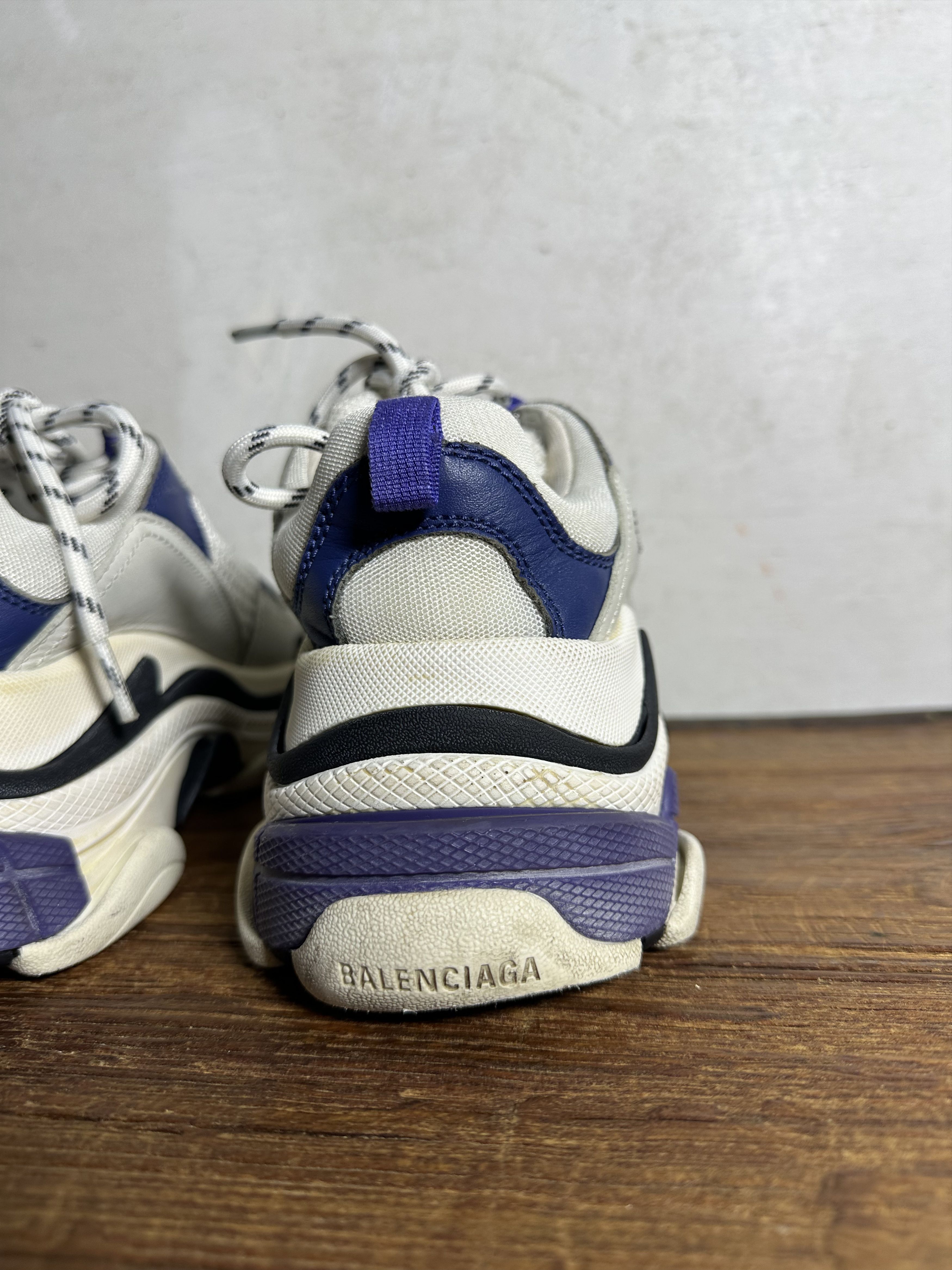 Balenciaga Balenciaga Triple S White Purple W Size US 7.5 / EU 40-41 - 5 Thumbnail