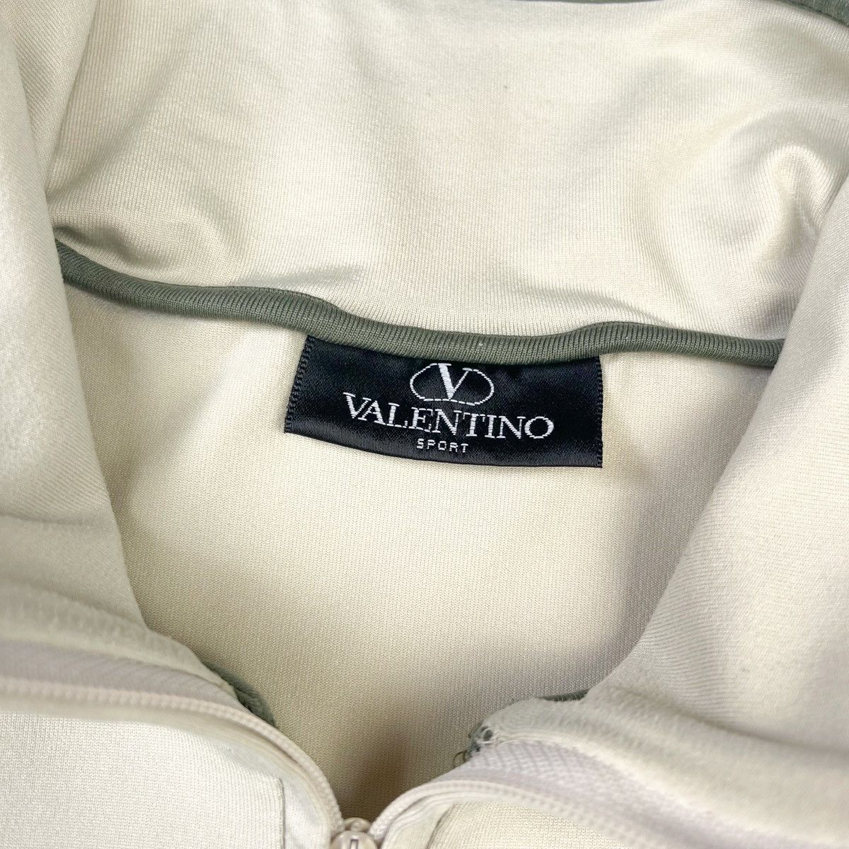 Designer × Valentino Vintage Valentino Sport 1/4 Zip Up Warm Up Jacket Size L / US 10 / IT 46 - 4 Thumbnail