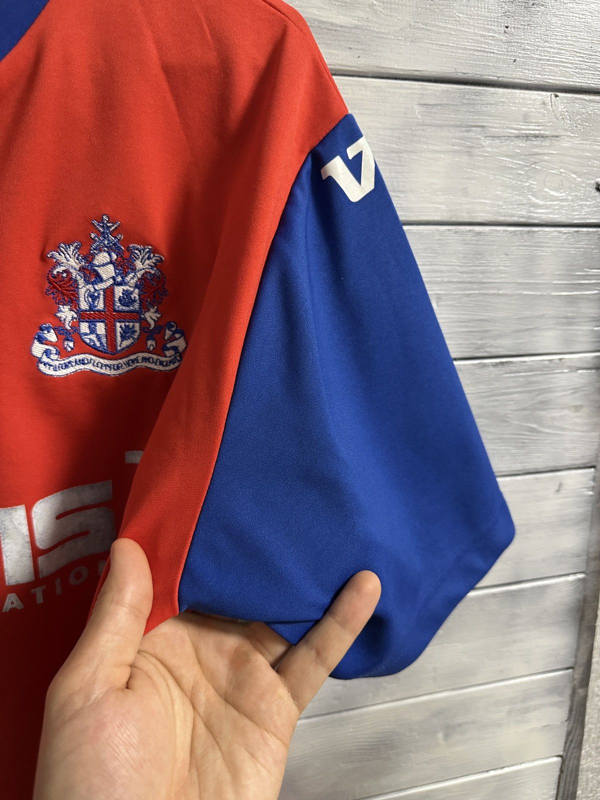 Vintage Rare Vintage Jersey Gillingham Home Soccer Shirt 2012-2013. Size US L / EU 52-54 / 3 - 6 Thumbnail