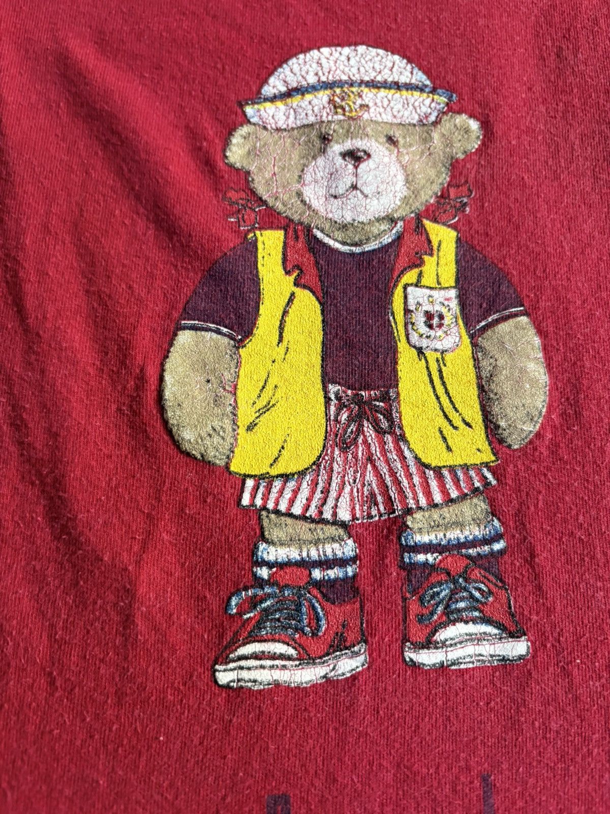 Japanese Brand × Polo Ralph Lauren × Vintage Japanese Brand CHIC Triple Bear Polo Bear Style T-Shirt Size US L / EU 52-54 / 3 - 5 Thumbnail