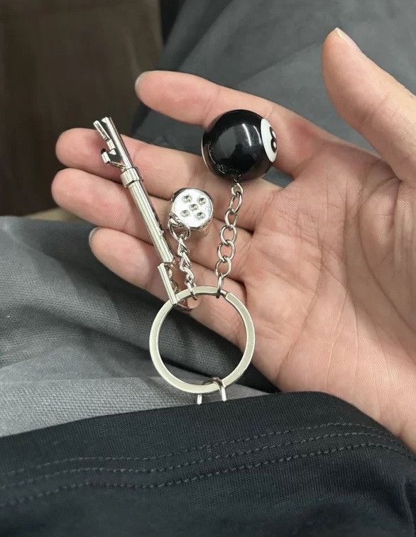 Japanese Brand × Vintage Retro punk y2k key snooker ball dice keychain Size ONE SIZE - 2 Thumbnail