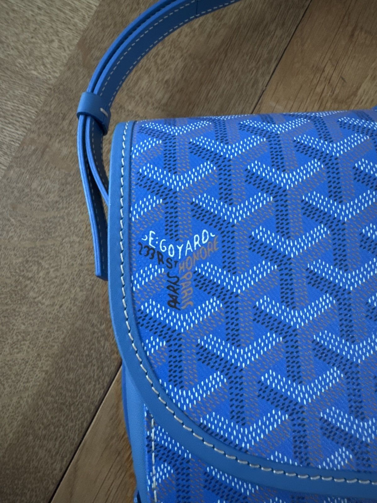 Goyard Authentic - GOYARD BELVEDERE II SKY BLUE PM MESSENGER BAG Size ONE SIZE - 24 Thumbnail