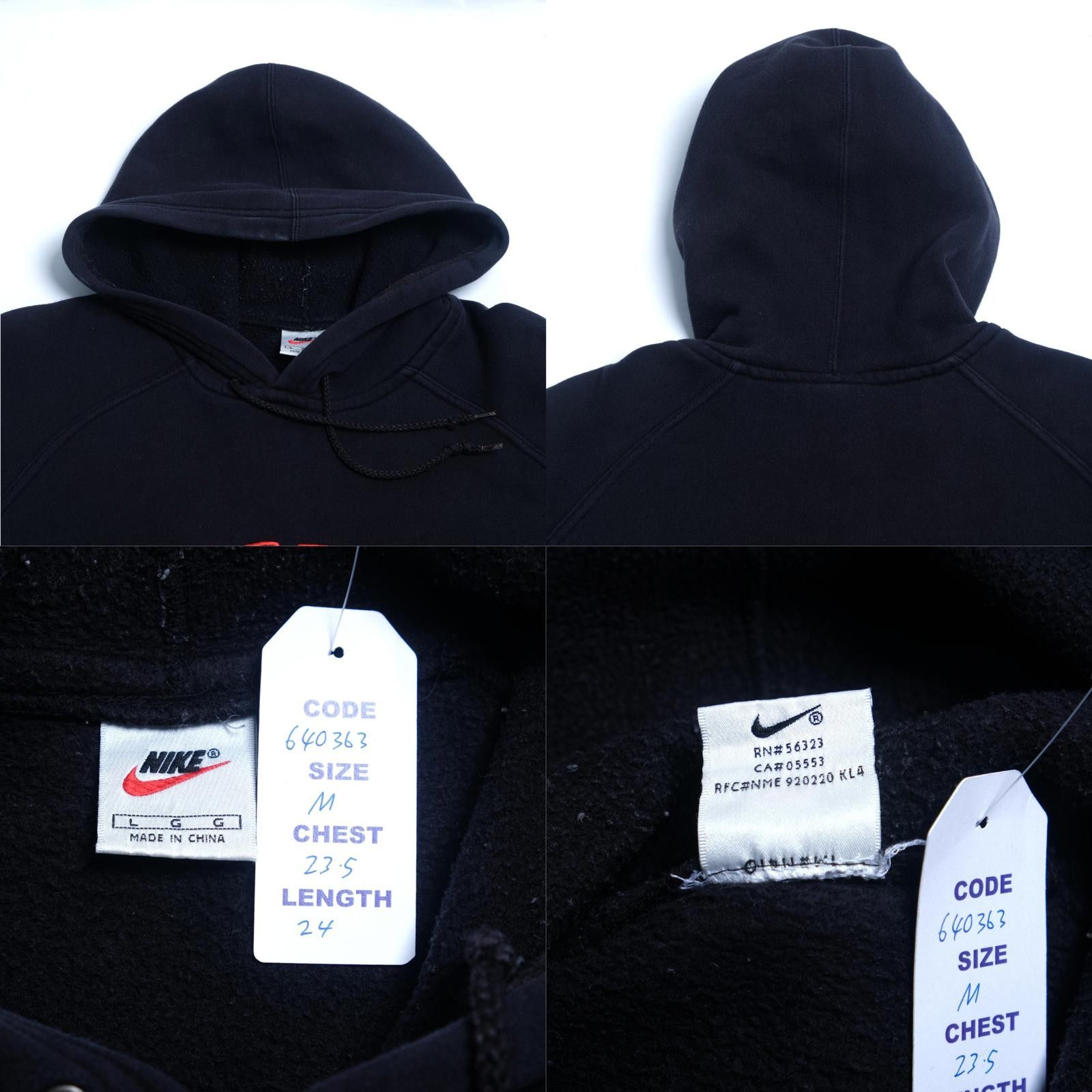 Nike Nike 1990s Vintage Sweatshirt Hoodie (M) Size US M / EU 48-50 / 2 - 4 Thumbnail