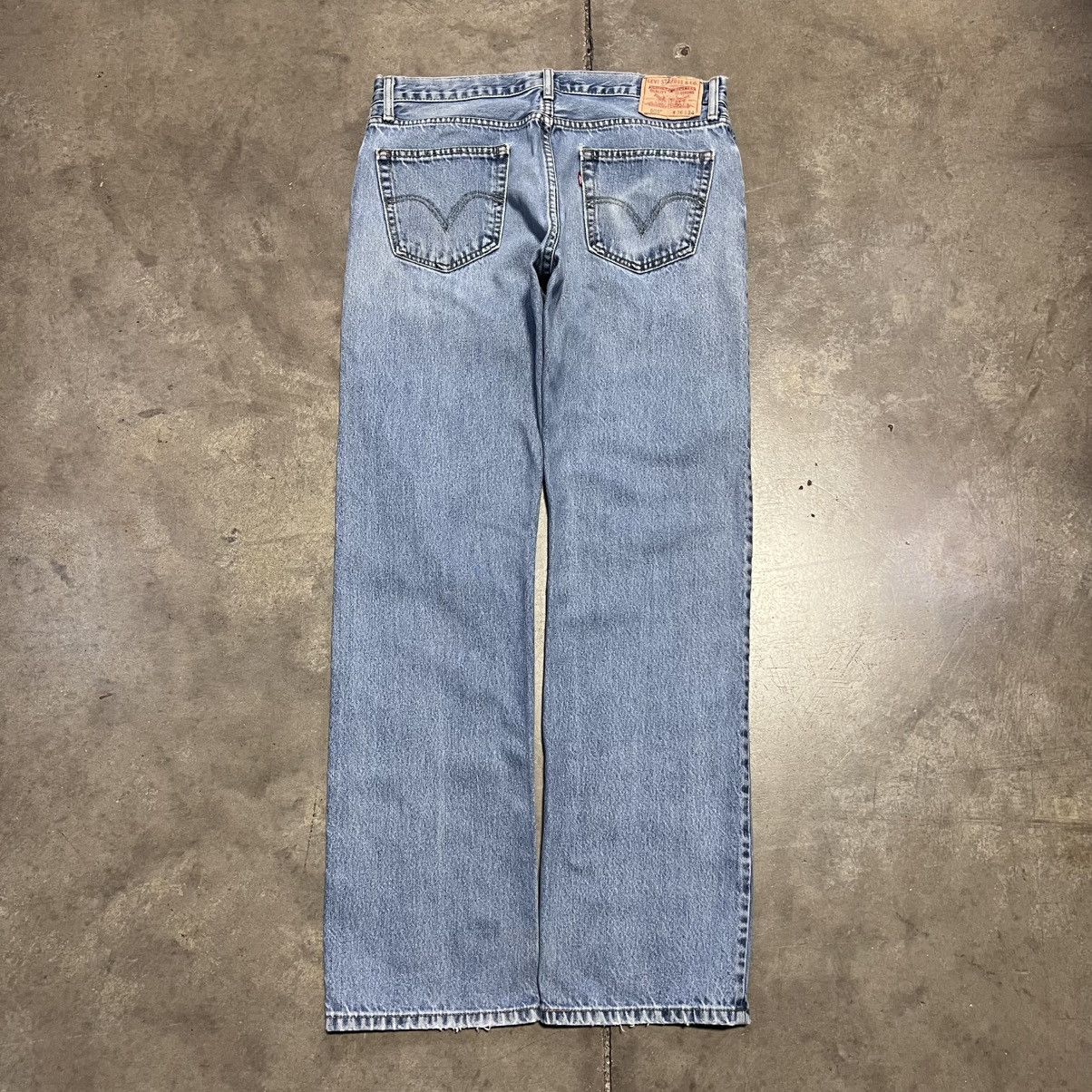 Levi's × Vintage Vintage Y2K Levis 505 Denim Jeans Light Wash Western Cowboy Size US 36 / EU 52 - 1 Thumbnail