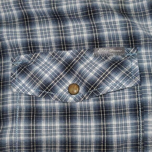 Eddie Bauer Eddie Bauer Classic Fit Casual Snap Button Down Pocketed Lon Size US L / EU 52-54 / 3 - 8 Thumbnail