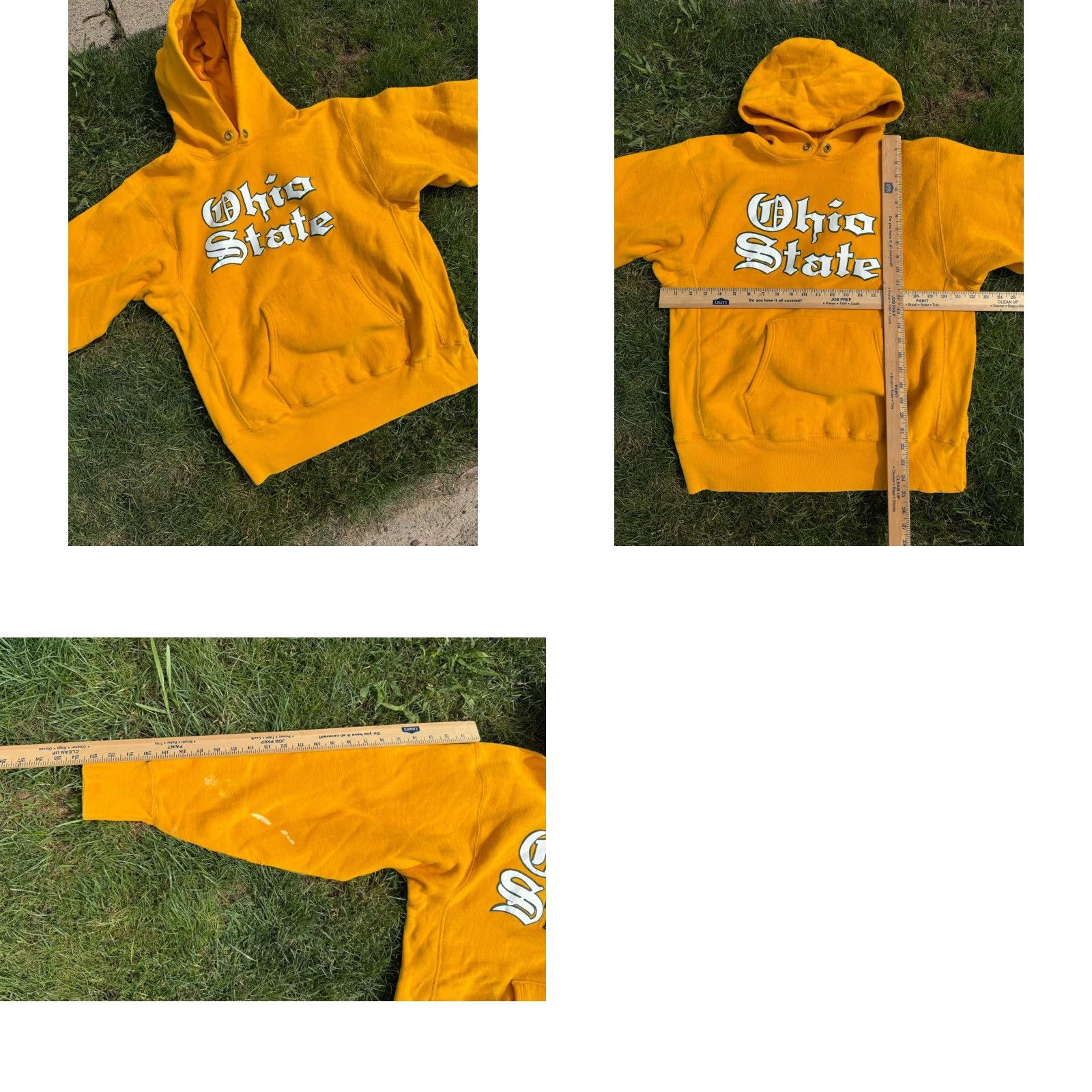 VINTAGE Ohio State University Champion Reverse Weave Hoodie L Mens 