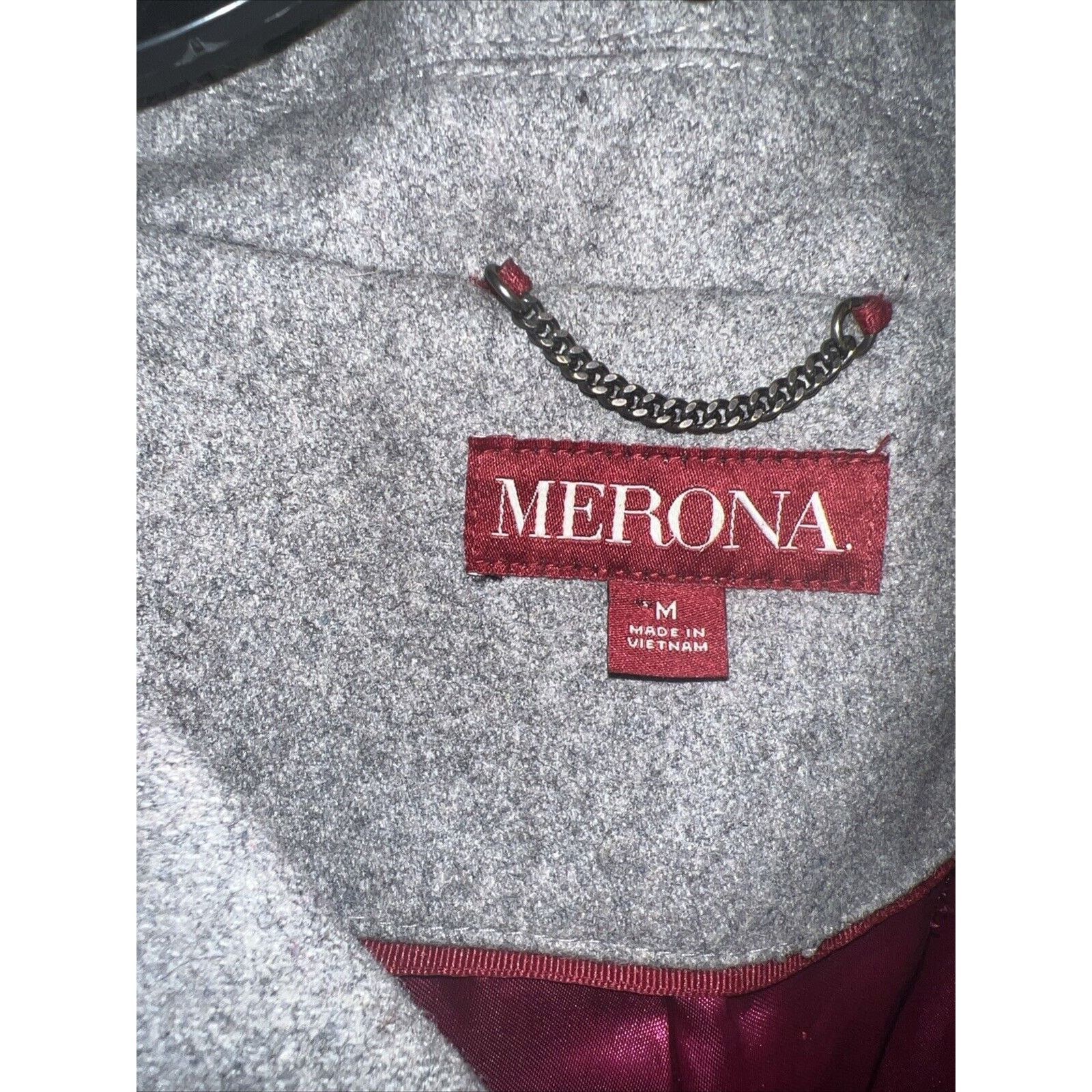Merona Merona Women’s Jacket Gray Heavy weight Size Medium Blazer M Size M / US 6-8 / IT 42-44 - 2 Thumbnail