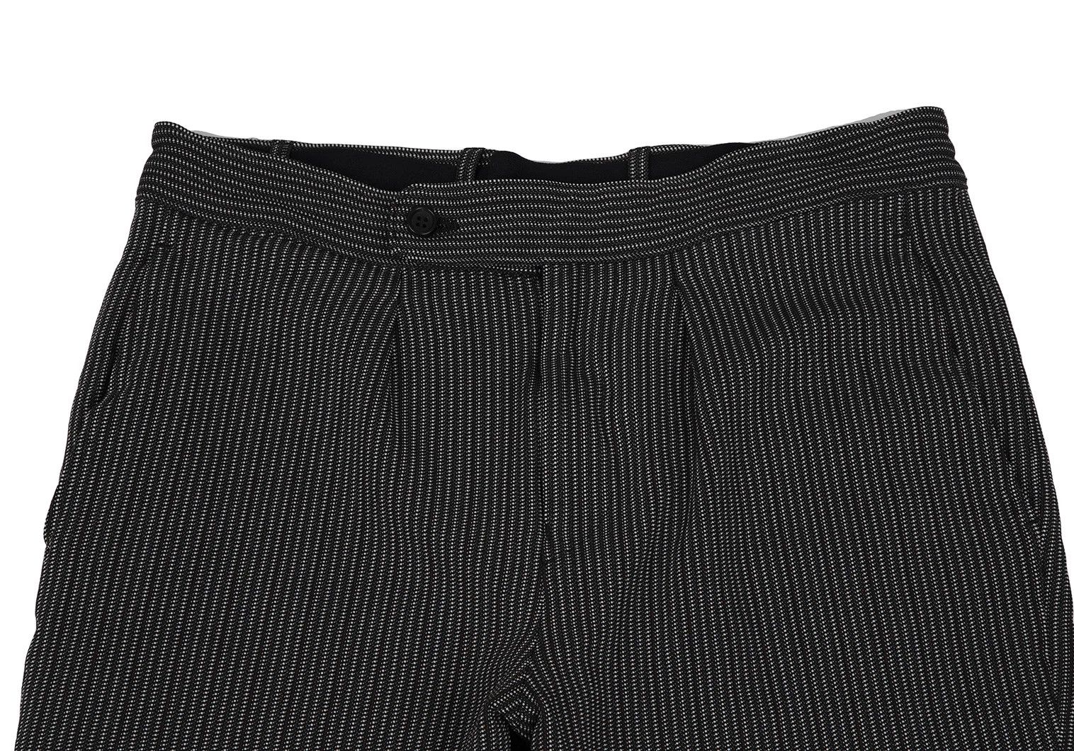 Junya Watanabe Polyester Striped Hip Cut Pants in Charcoal XS Size US 30 / EU 46 - 2 Thumbnail