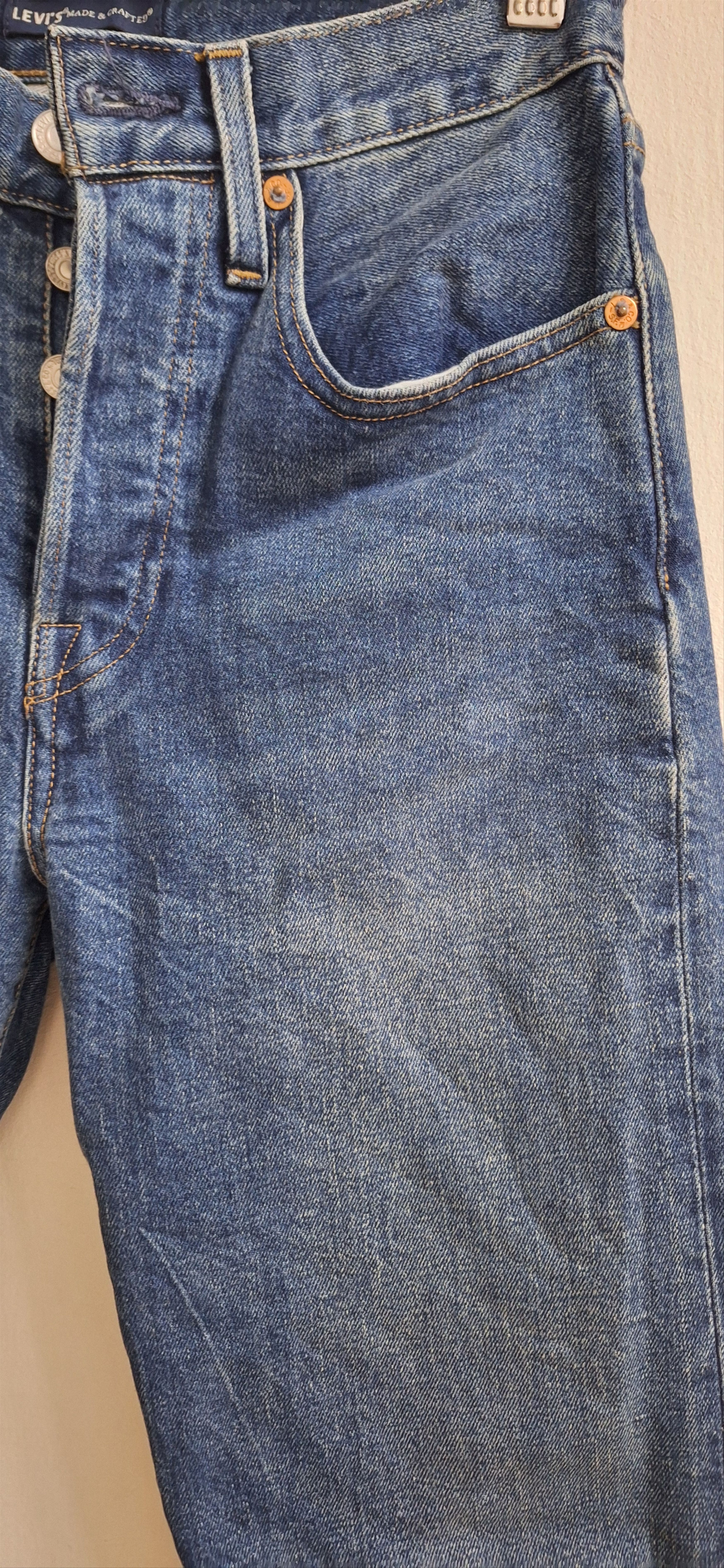 Levi's Made & Crafted Levis Made & Crafted Distressed Selvedge Size US 26 / EU 42 - 4 Thumbnail