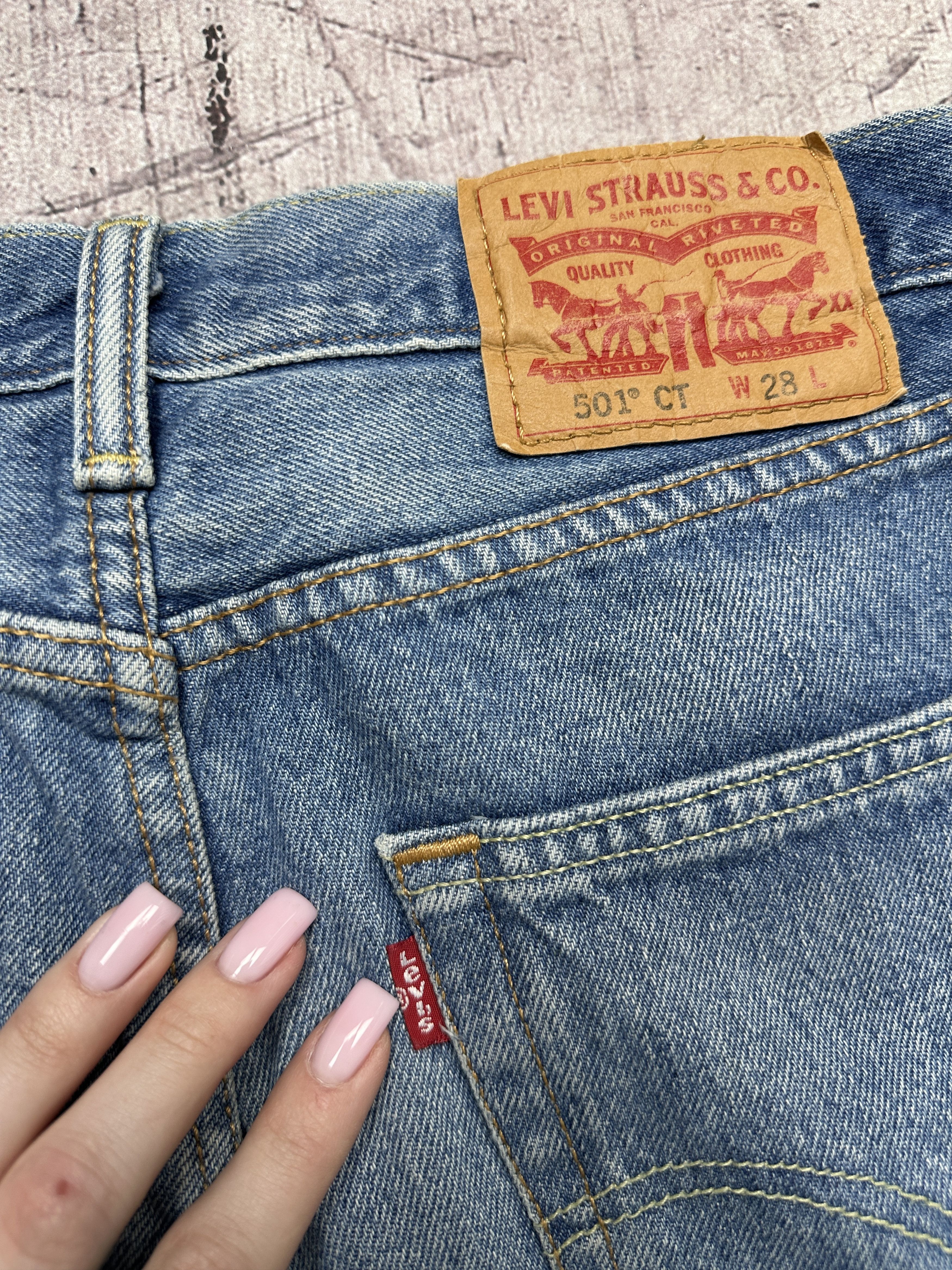 Levi's Levi's 501 Vintage Mens Denim Shorts Size US 28 / EU 44 - 2 Thumbnail