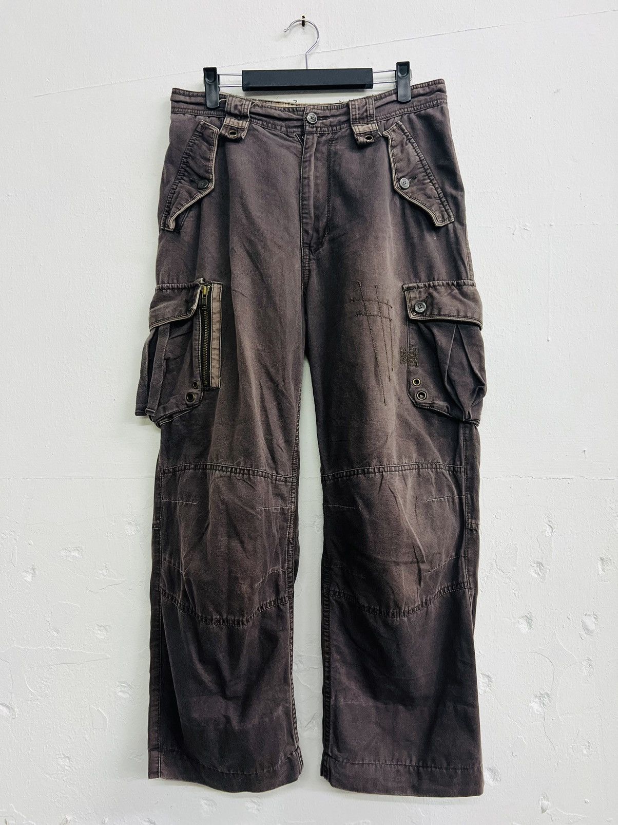 If Six Was Nine × Japanese Brand × Vintage Vintage Military Bondage Cargo Pants Size US 32 / EU 48 - 3 Thumbnail