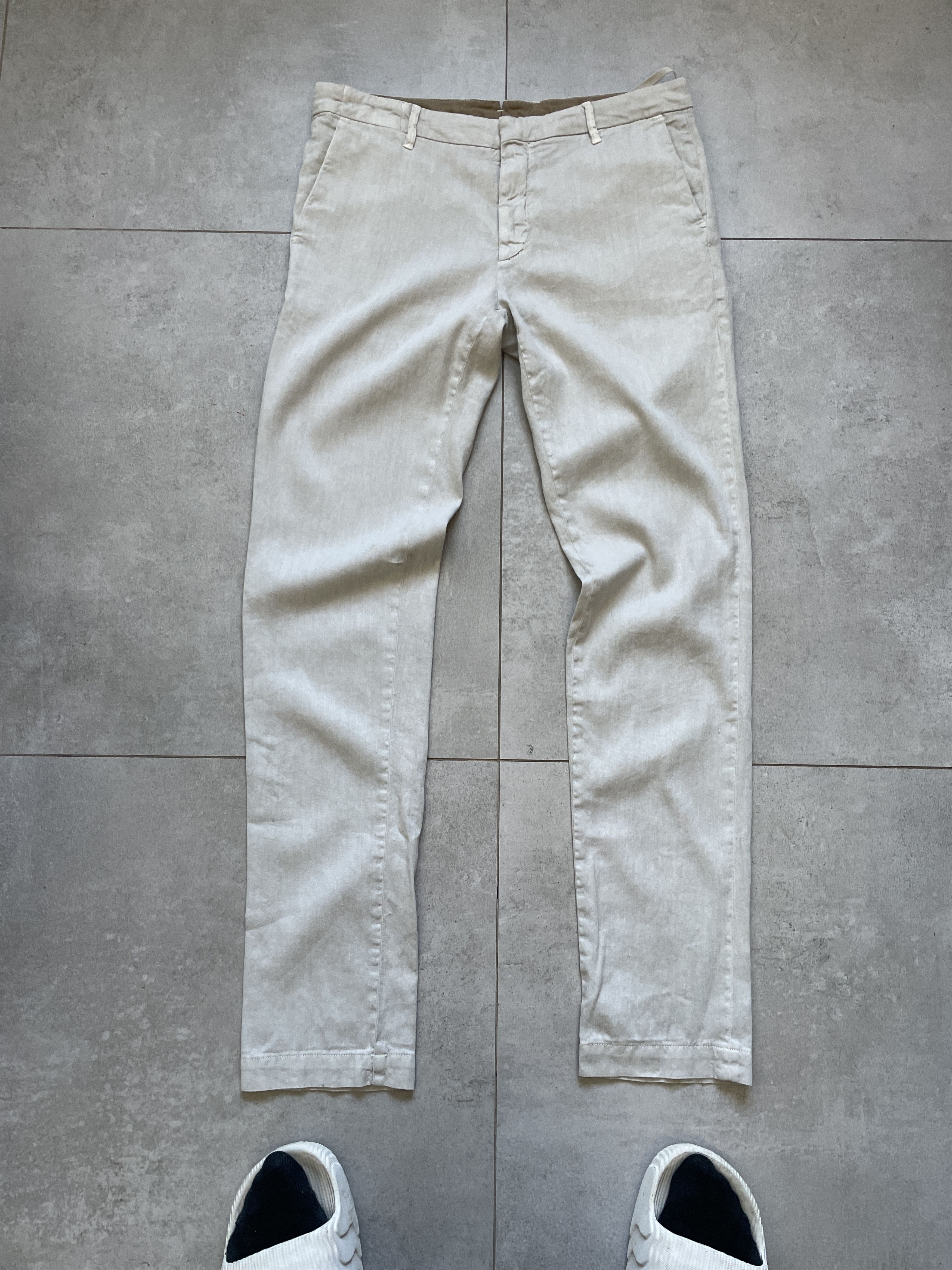 C.P. Company CREAM STONE ISLAND CP COMPANY LINEN LIGHT WEIGHT CHINO Size US 32 / EU 48 - 3 Thumbnail