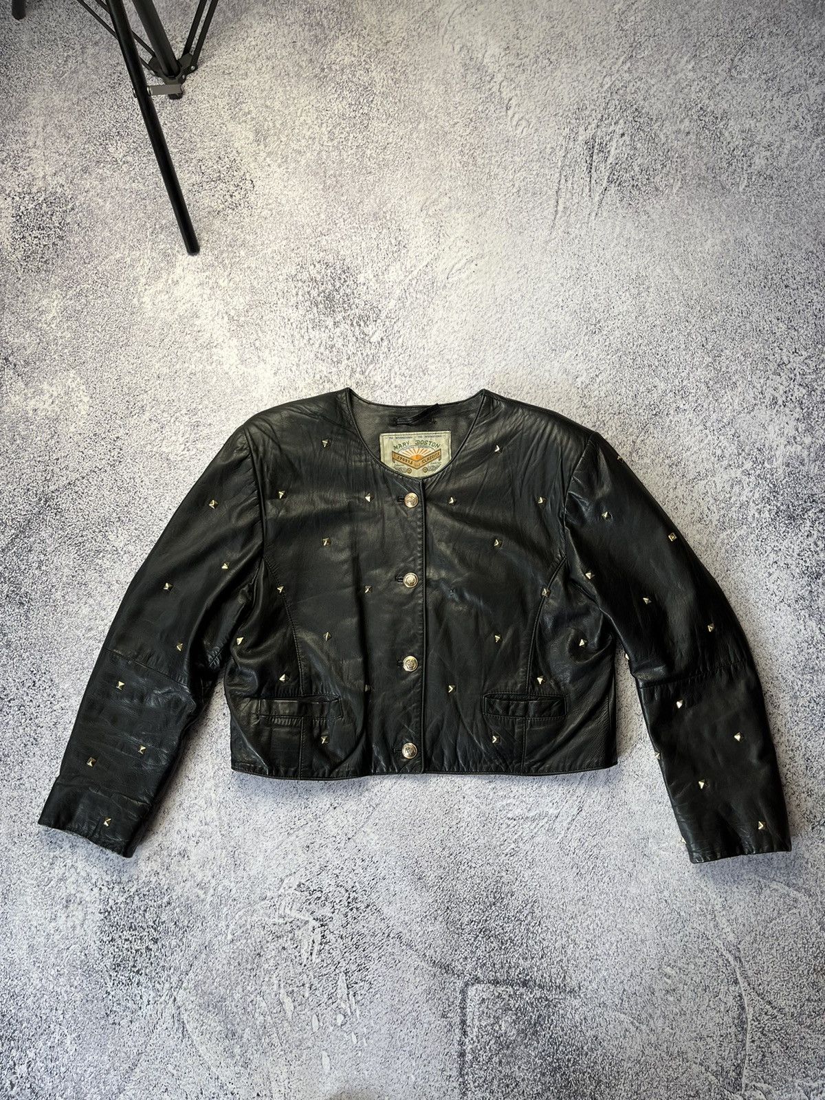 Vintage Crazy True Vintage Cycle Rider Leather Jacket Biker Rare Size S / US 4 / IT 40 - 1 Thumbnail