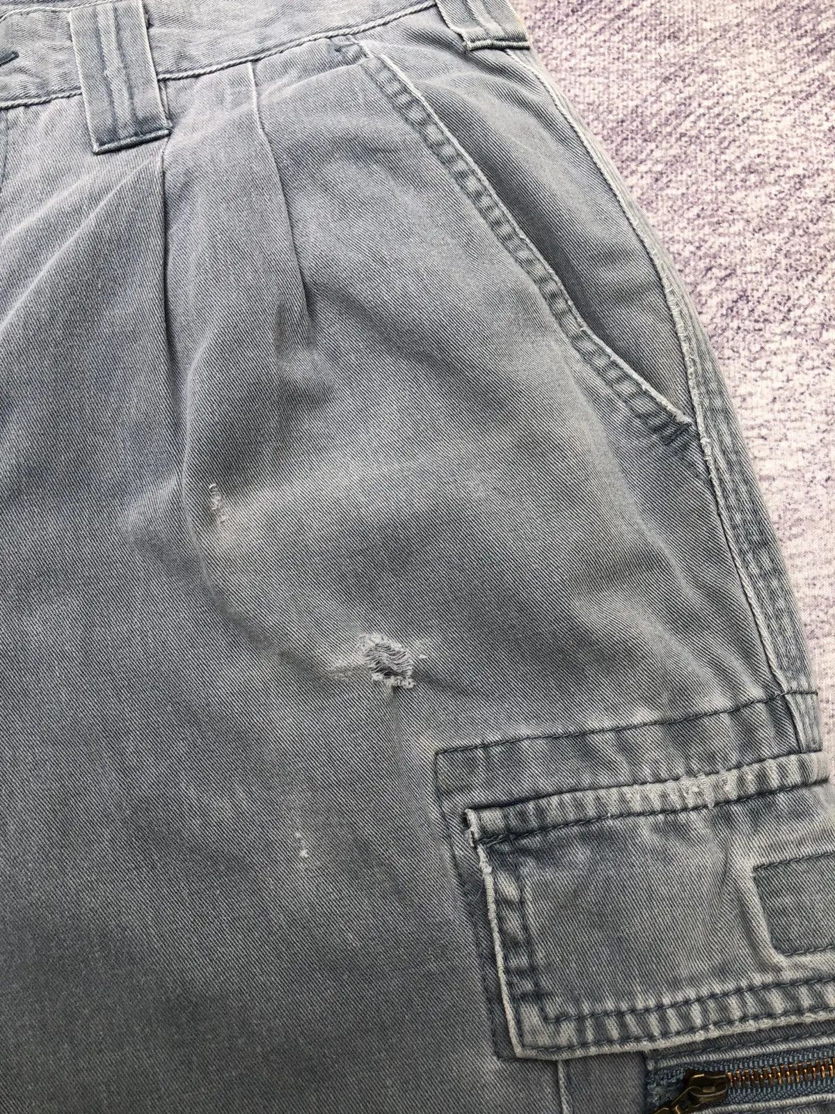 Japanese Brand Grand Cisco Faded Cargo Multipocket Utility Pants Size US 30 / EU 46 - 7 Thumbnail
