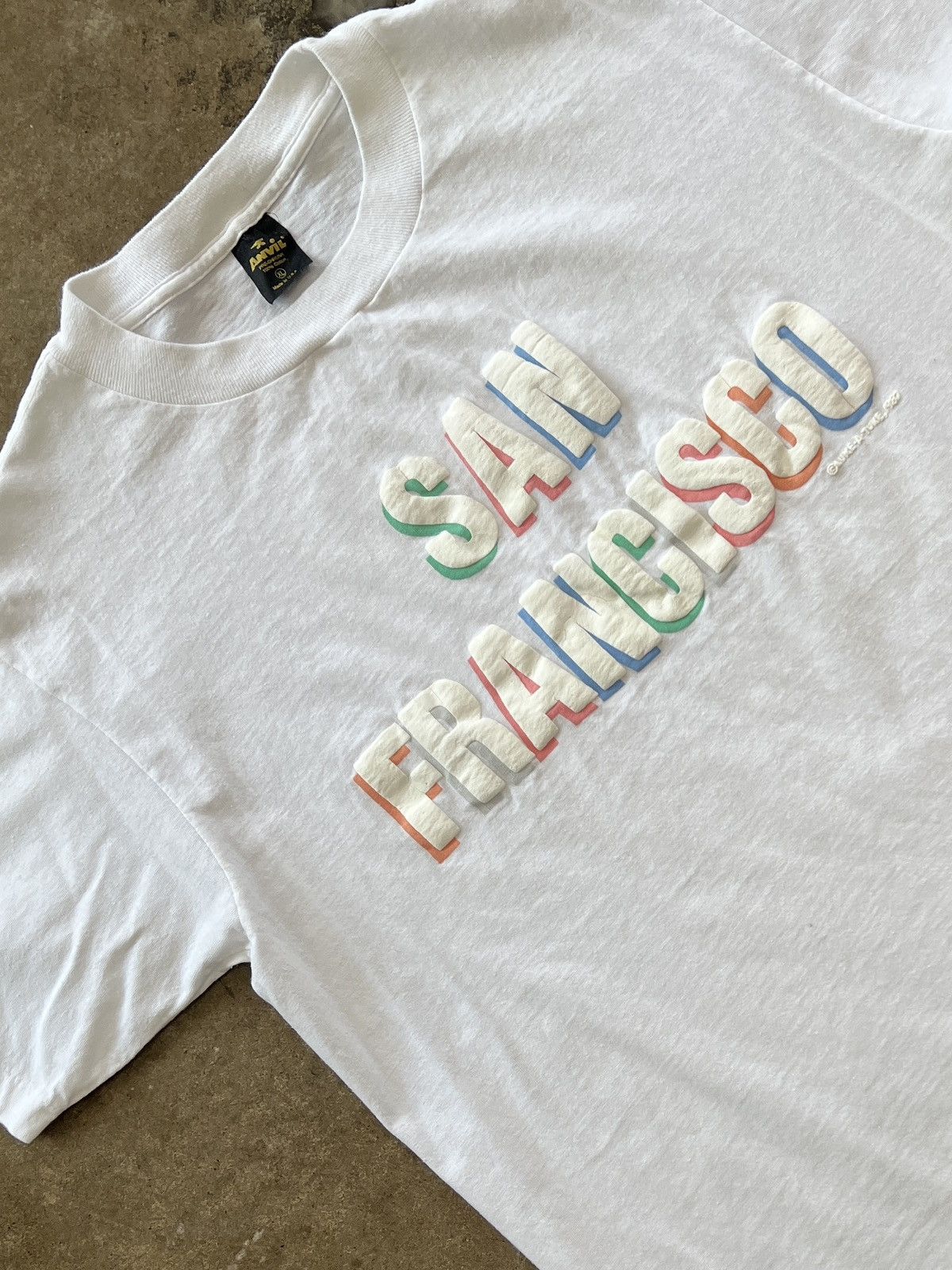 Vintage Vintage San Francisco Vacation Single Stitch Tee XL Size US XL / EU 56 / 4 - 1 Thumbnail