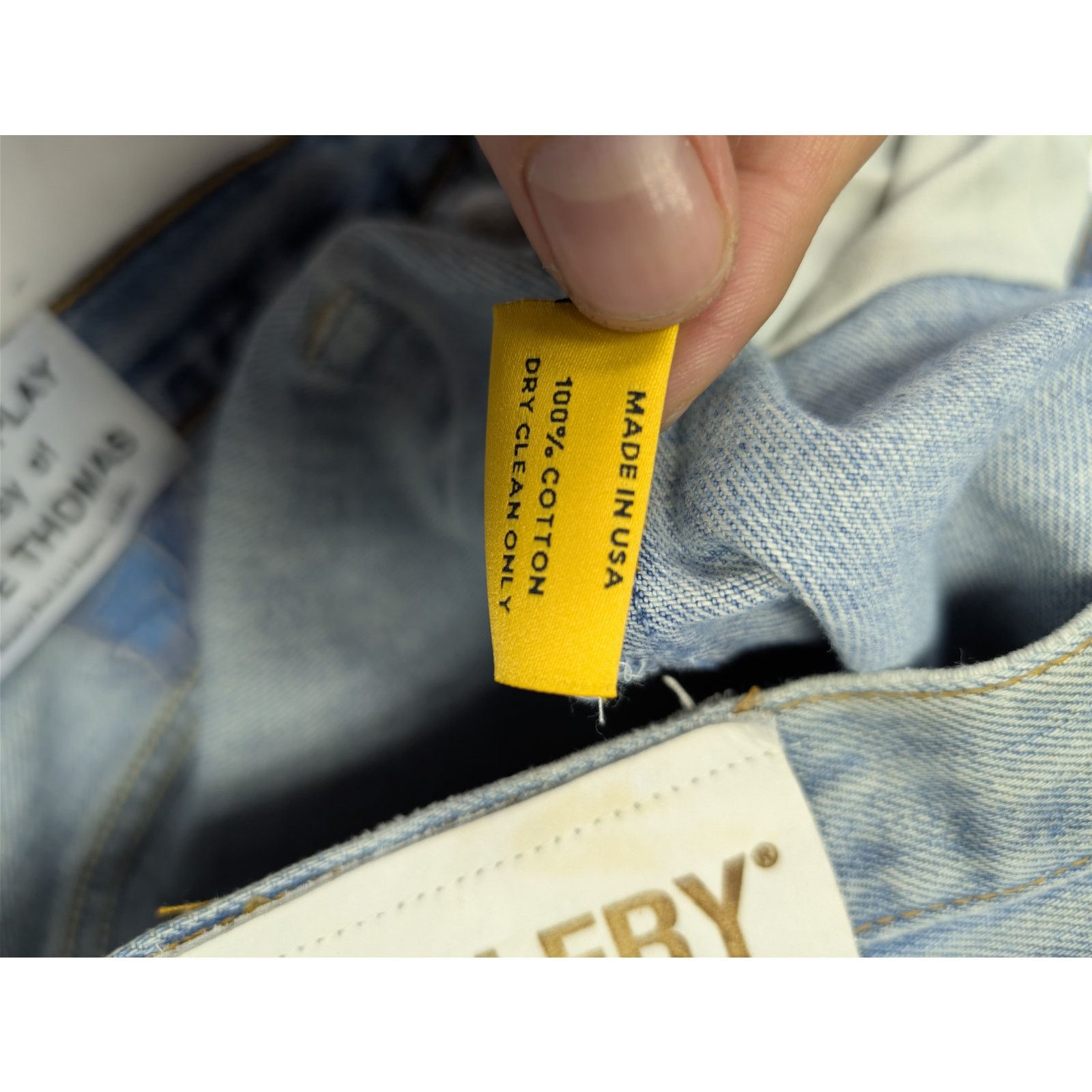 Gallery Dept. o1rshd1 5001 denim jeans in Blue 35 x 33 Size US 35 - 19 Thumbnail