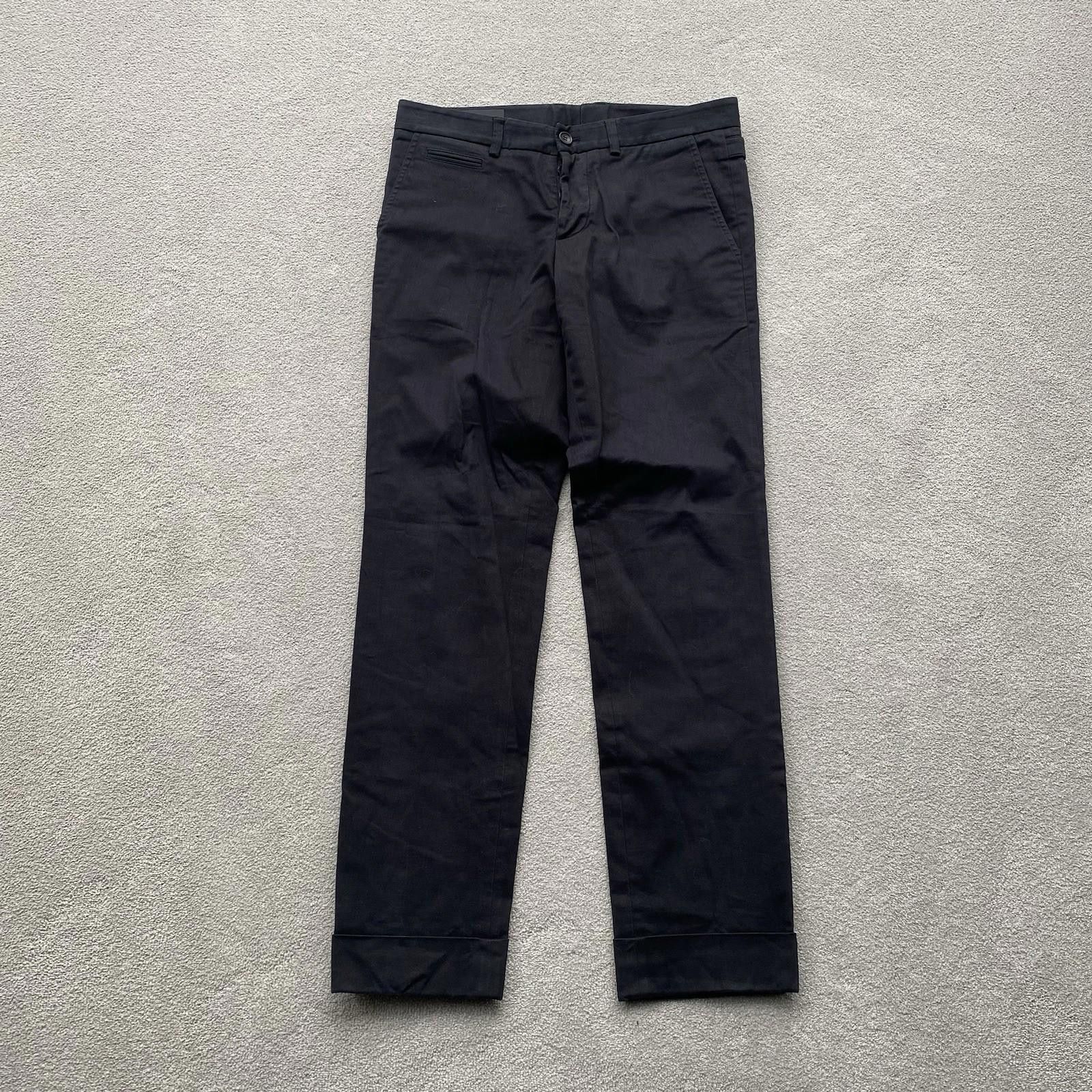 Gucci Gucci Cuffed Trousers Black Size 48 Size US 32 / EU 48 - 1 Thumbnail
