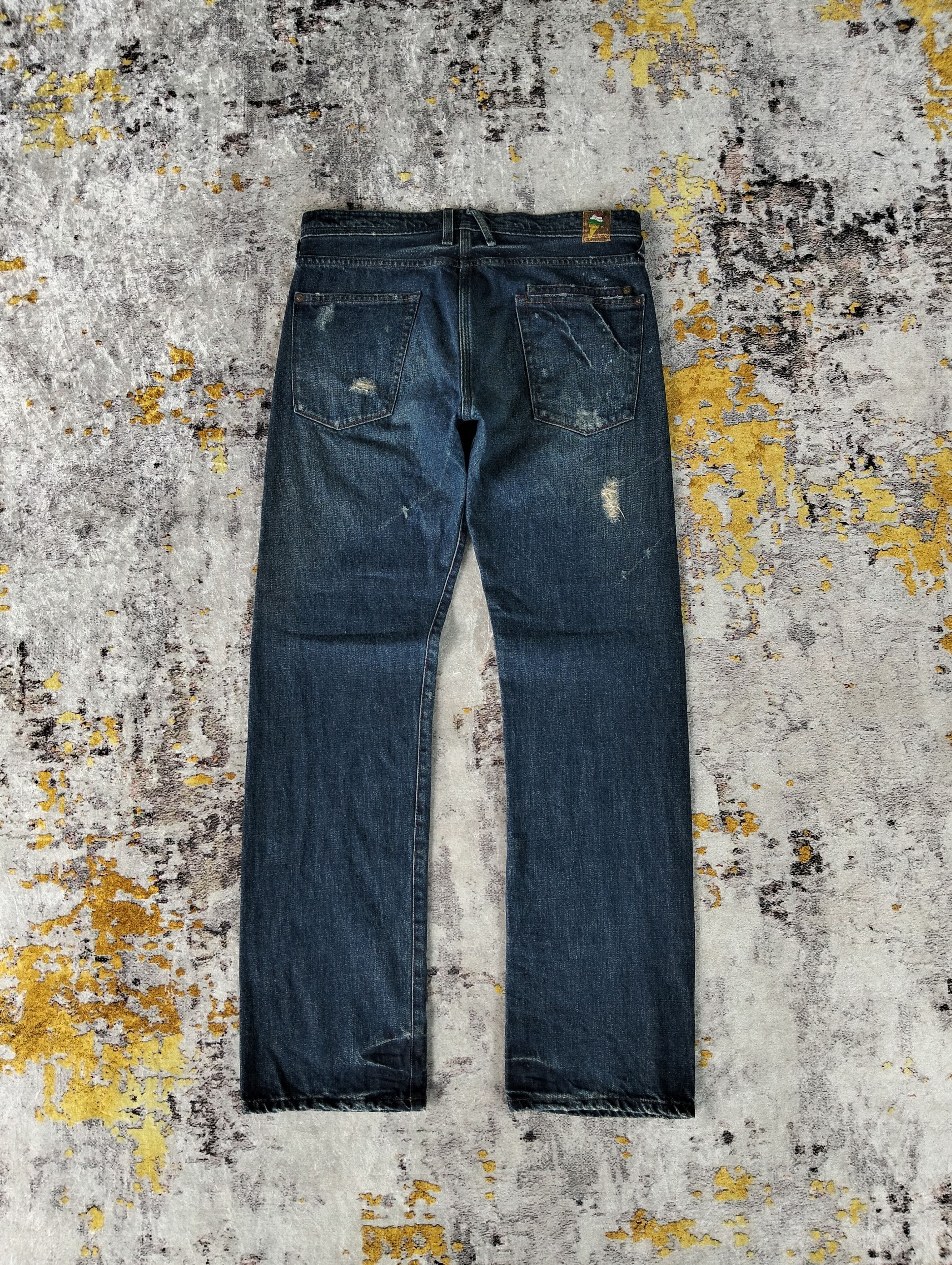 Paul Smith Paul Smith Jeans Button Fly Paint Splatter Distressed Denim Size US 32 / EU 48 - 2 Thumbnail