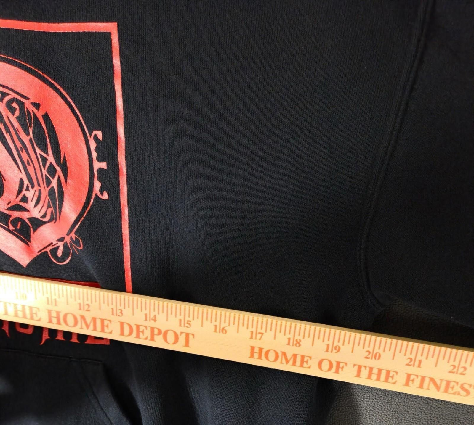 The Unbranded Brand Vintage Drumz Hoodie M Black Underground Drumz Never Die Size US M / EU 48-50 / 2 - 3 Thumbnail
