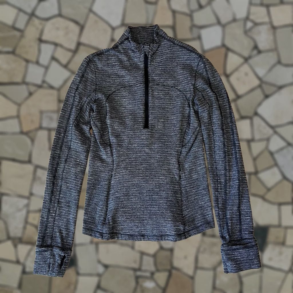 Lululemon Lululemon Run Briskly Pullover 1/2 Zip Activewear Black 6 Women’s Size M / US 6-8 / IT 42-44 - 1 Thumbnail