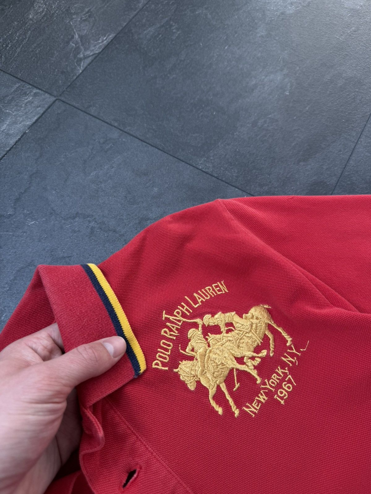 Polo Ralph Lauren × Vintage Vintage polo Ralph Lauren big pony polo tee Size US S / EU 44-46 / 1 - 6 Thumbnail