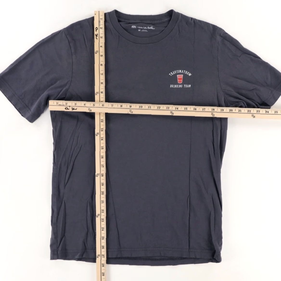 TravisMathew Travis Mathew Drinking Team Solid T-Shirt Charcoal Men's M Size US M / EU 48-50 / 2 - 3 Thumbnail