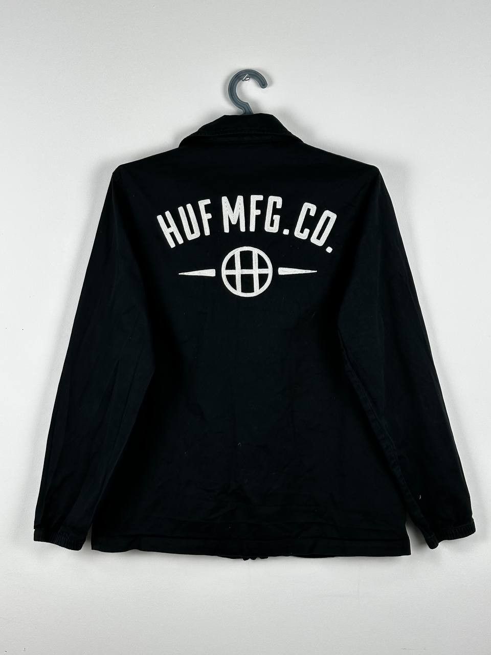 Huf Huf Sample Not For Sale Big Logo Cotton Overshirt Size L Size US L / EU 52-54 / 3 - 1 Thumbnail
