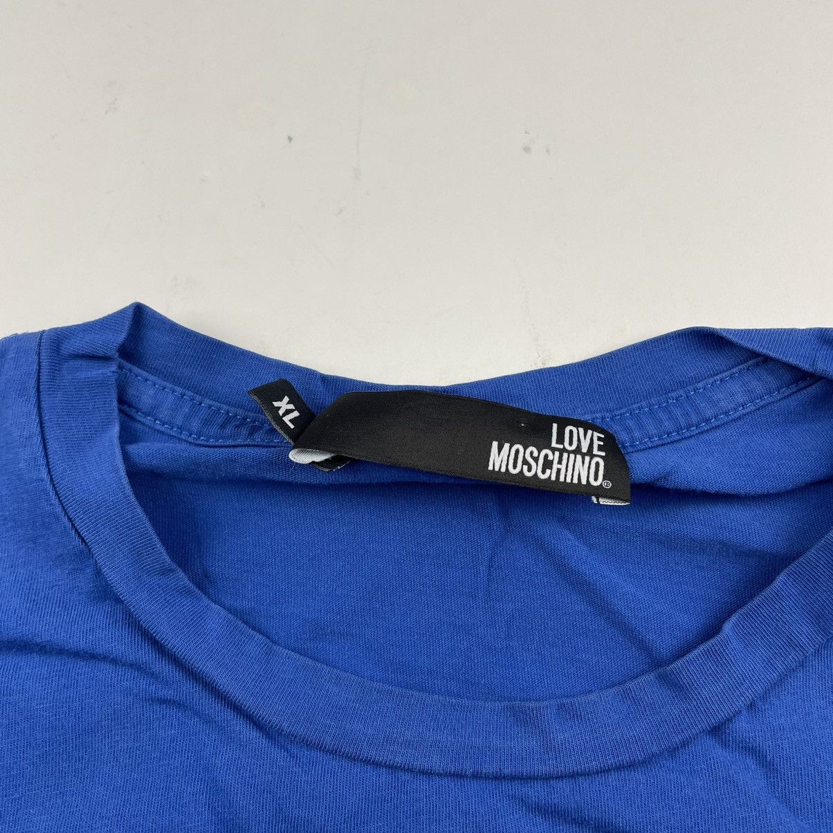 Moschino Love Moschino Embroidered Blue T-shirt mens size XL Colorful Size US XL / EU 56 / 4 - 4 Thumbnail
