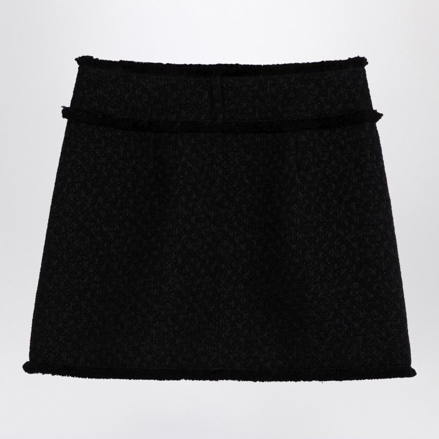 Dolce & Gabbana o1d2blof0824 Mini Skirts in Black Size 26" / US 2 / IT 38 - 2 Thumbnail