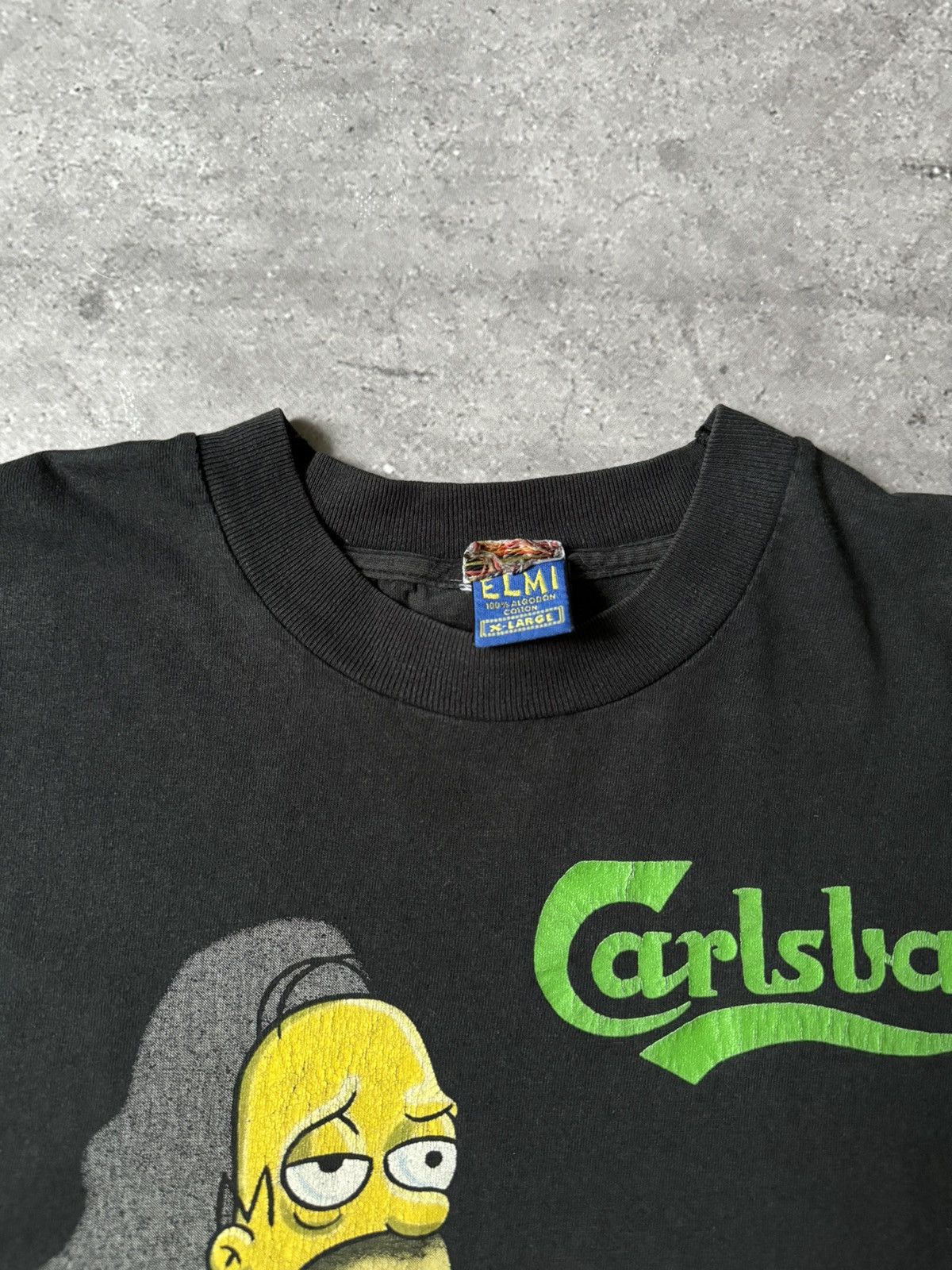 Cartoon Network × The Simpsons × Vintage Vintage 1998 The Simpsons ‘Carlsbart’ T-Shirt Size US XL / EU 56 / 4 - 3 Thumbnail
