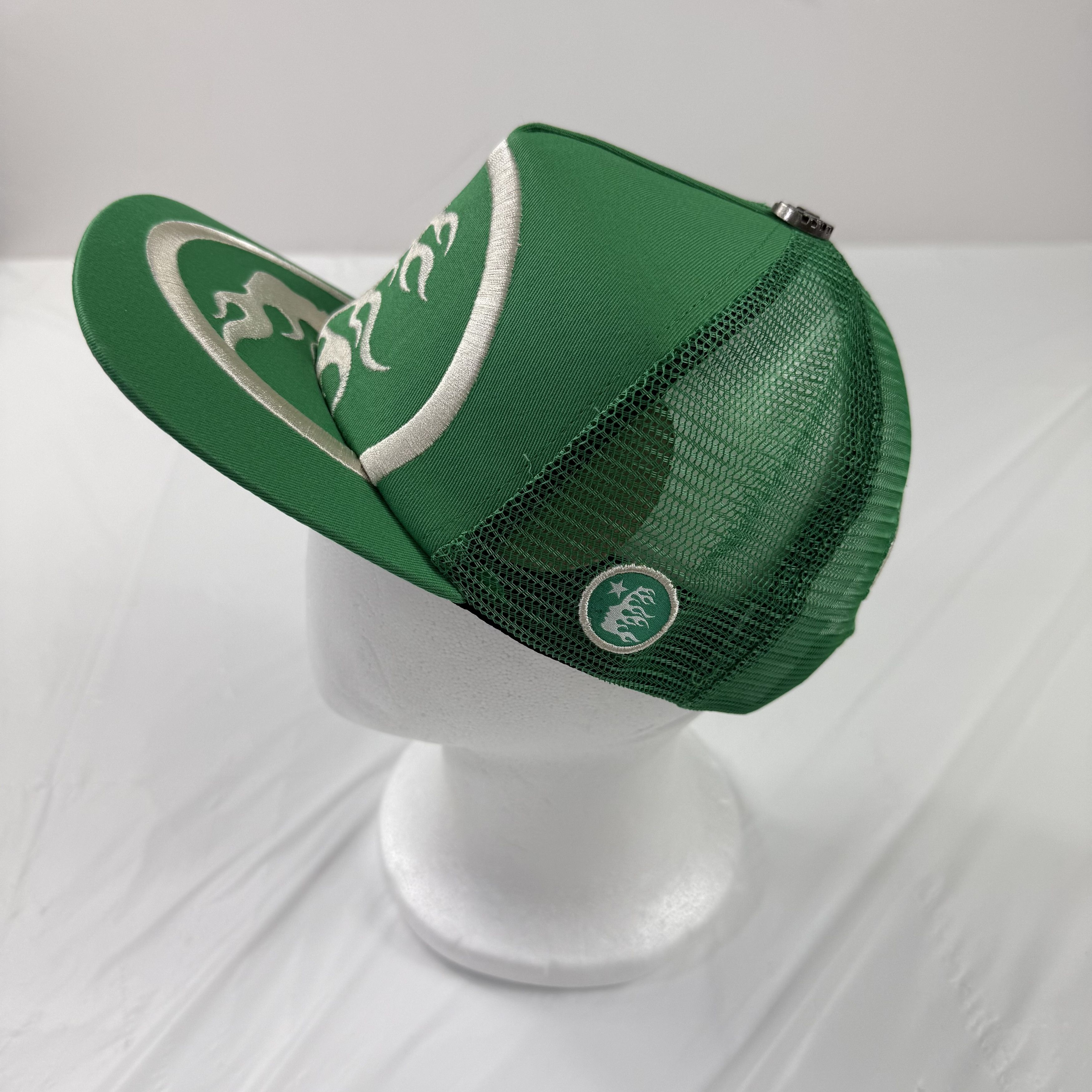 HELLSTAR Hellstar Green Silver Flame Star Snapback Path To Paradise Size ONE SIZE - 2 Thumbnail