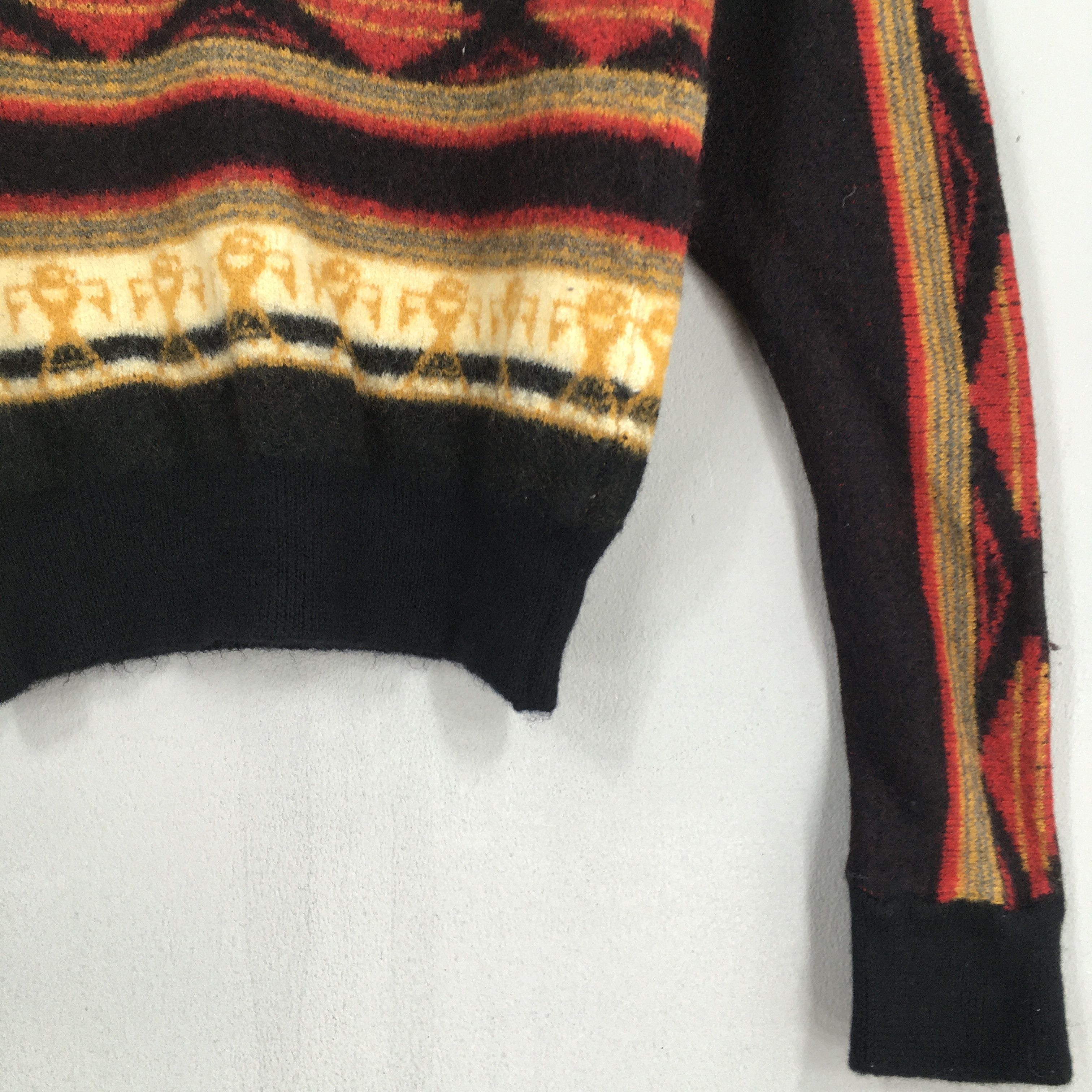 Engineered Garments Nepenthes Hogg Japan Abstract Navajo Women Wool Knitwear XS Size XS / US 0-2 / IT 36-38 - 7 Thumbnail