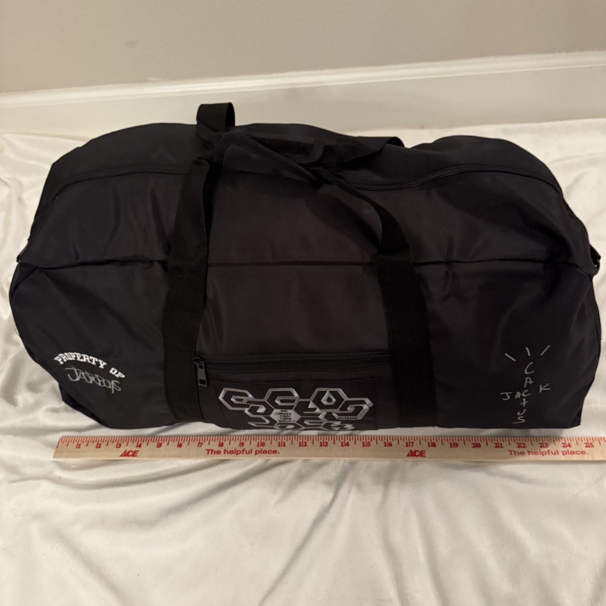 Travis Scott Travis Scott Jack Boys Property of Duffle Bag Size ONE SIZE - 9 Thumbnail