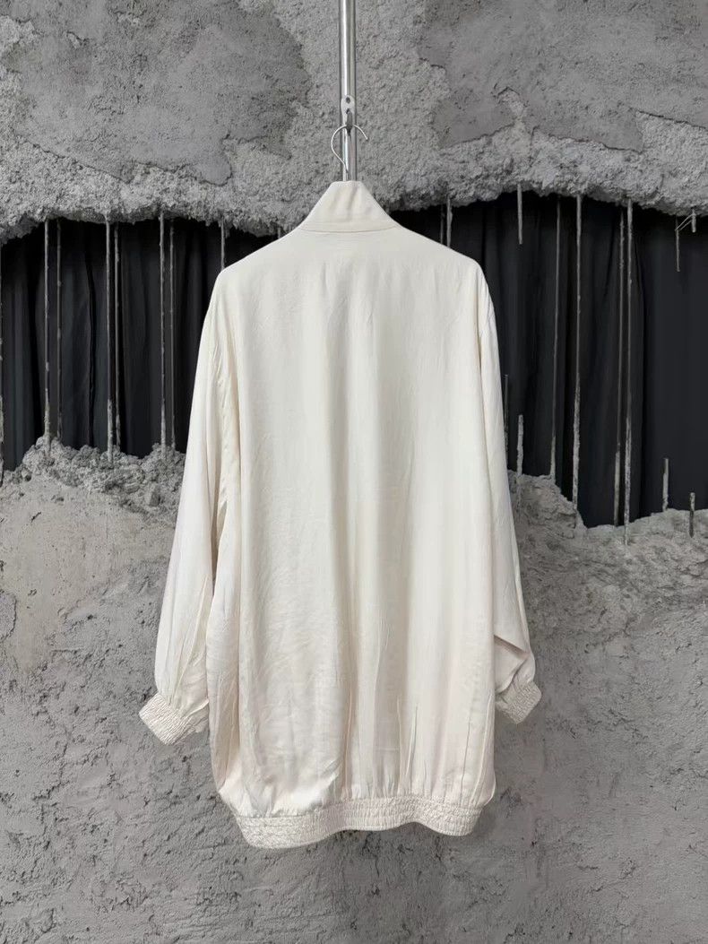 Prada Prada Size 38 Iron triangle silk zipper jacket size 38 25 Size US XXS / EU 40 - 2 Thumbnail