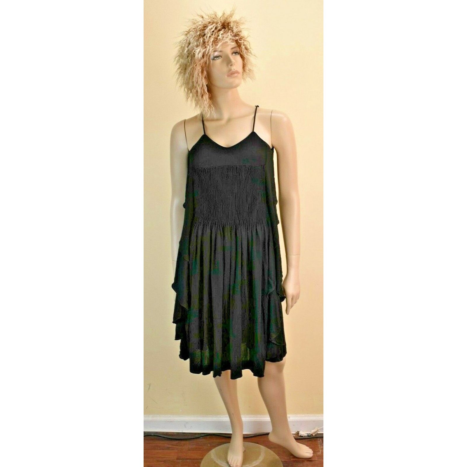 Chanel NEW CHANEL BLACK VISCOSE SLEEVELESS EVENING DRESS 36 FR $2K Size S / US 4 / IT 40 - 1 Thumbnail