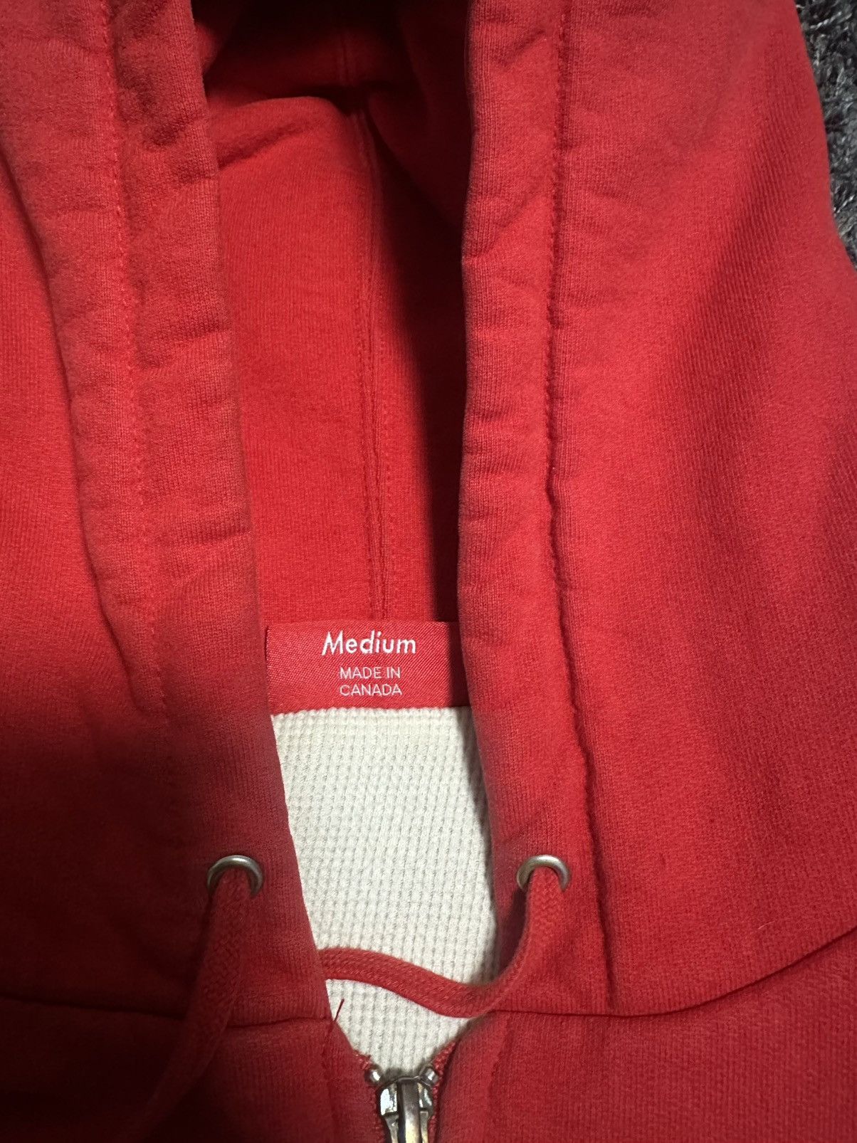 Supreme Supreme Thermal Zip up hoodie Size US M / EU 48-50 / 2 - 4 Thumbnail