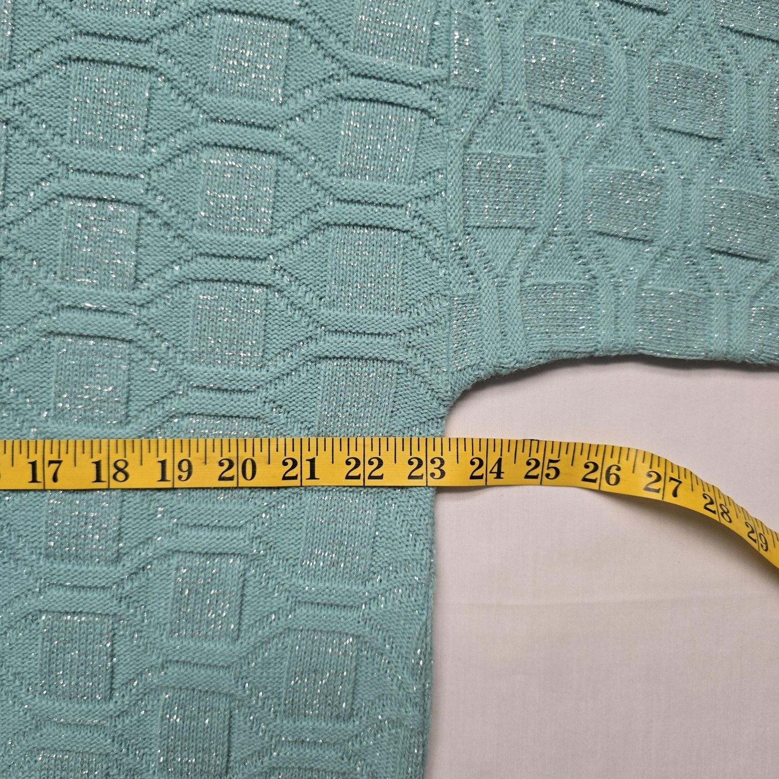 Vintage Vintage Dana Scott Sweater L Geometric Knit Pullover 90s Size L / US 10 / IT 46 - 8 Thumbnail